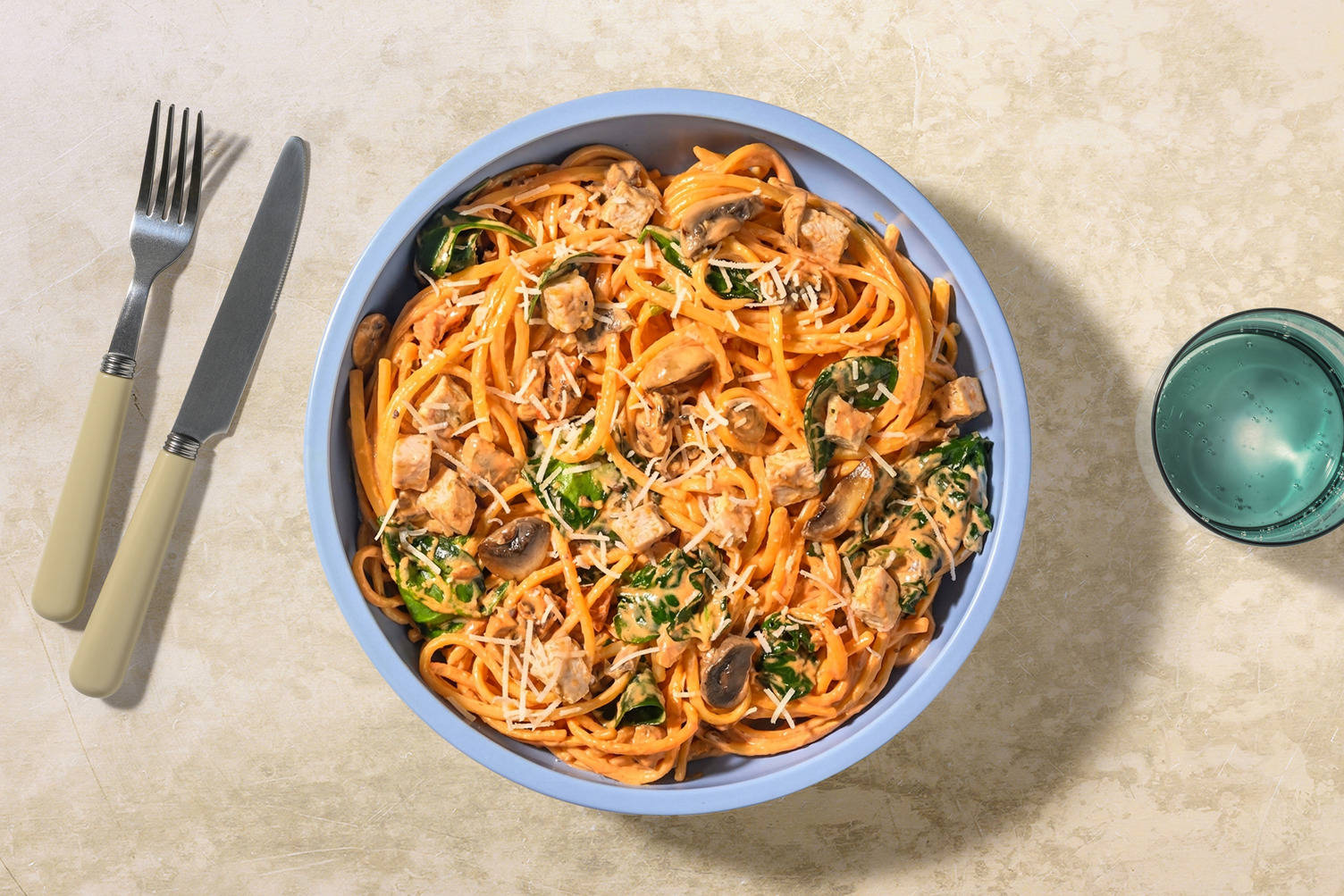 Chicken and Mushroom Pasta