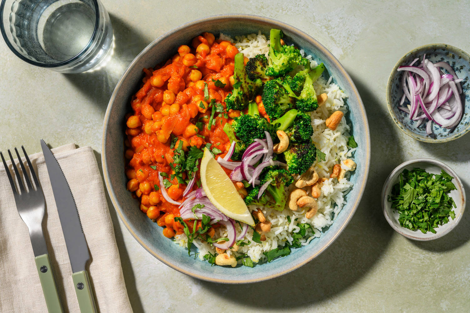 Chana Masala: Kichererbsen-Curry mit Koriander