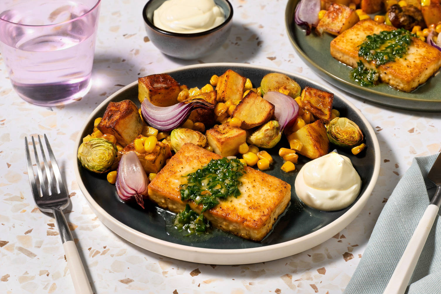 Caribisk citrus-tofu
