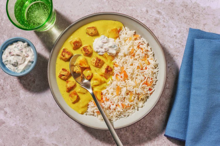 Butternut Curry and Veggie Rice with Irish Chicken