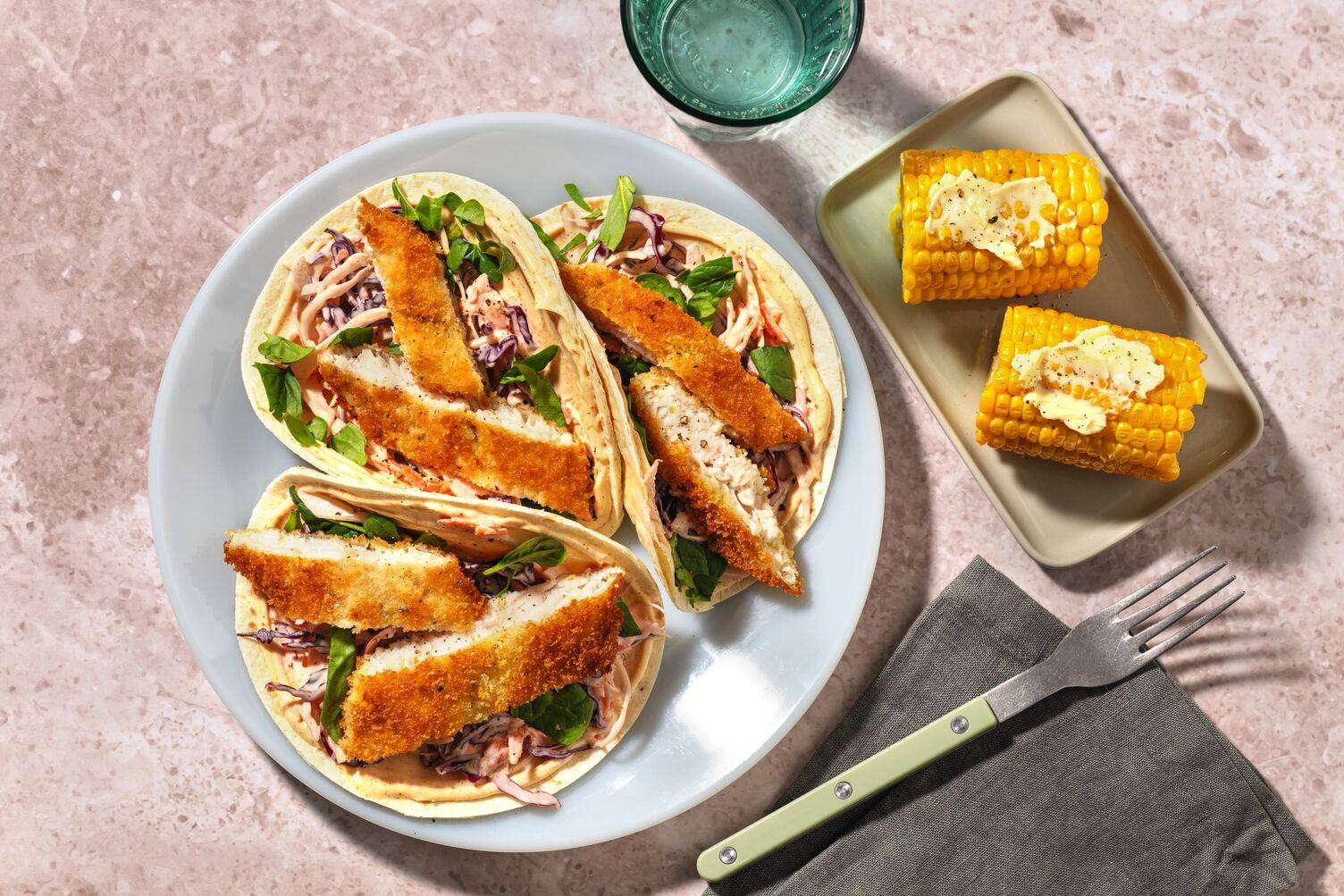 Chicken & Smokey Slaw Tacos