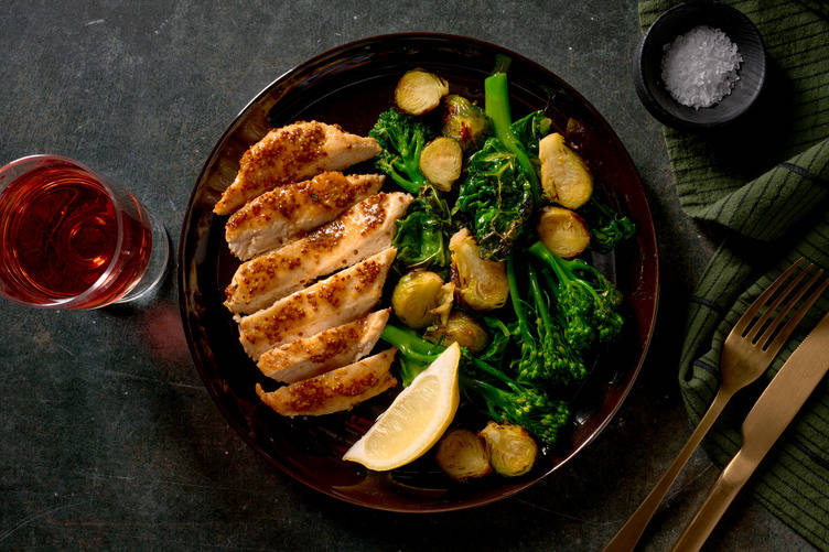 Gourmet Honey-Mustard Glazed Chicken