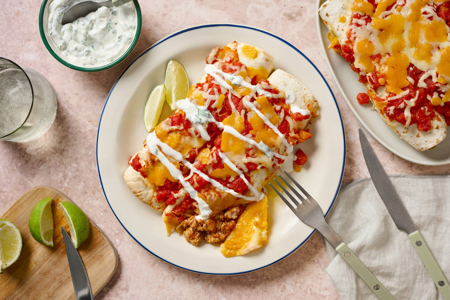 Sportersfavoriet: tortilla-ovenschotel met kip en rijst