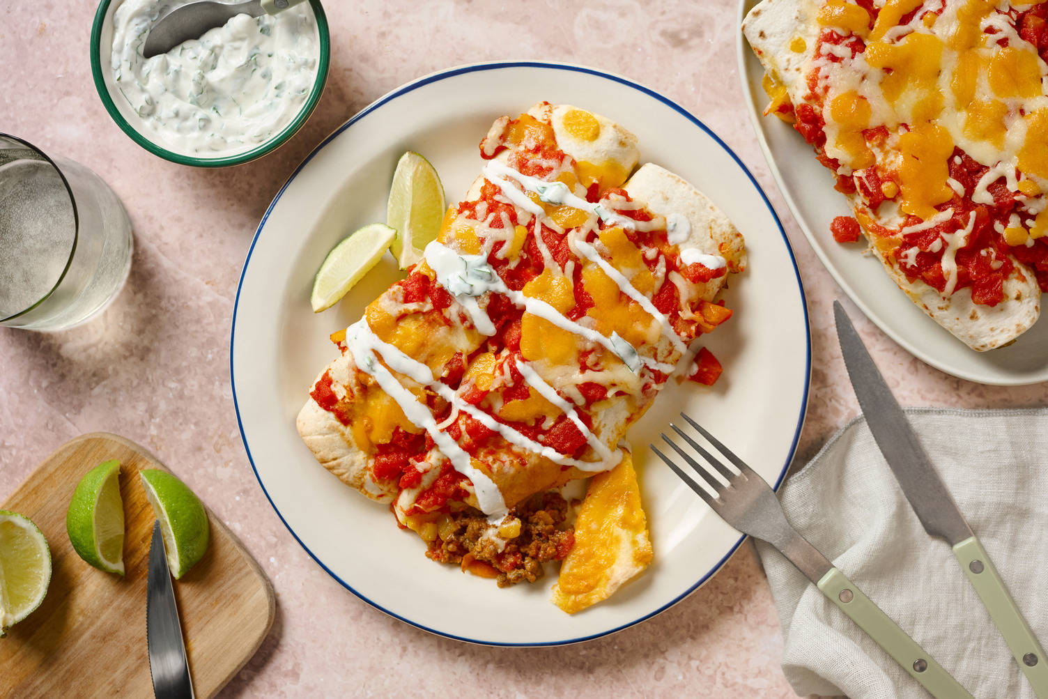 Sportersfavoriet: tortilla-ovenschotel met rijst en veggie gehakt
