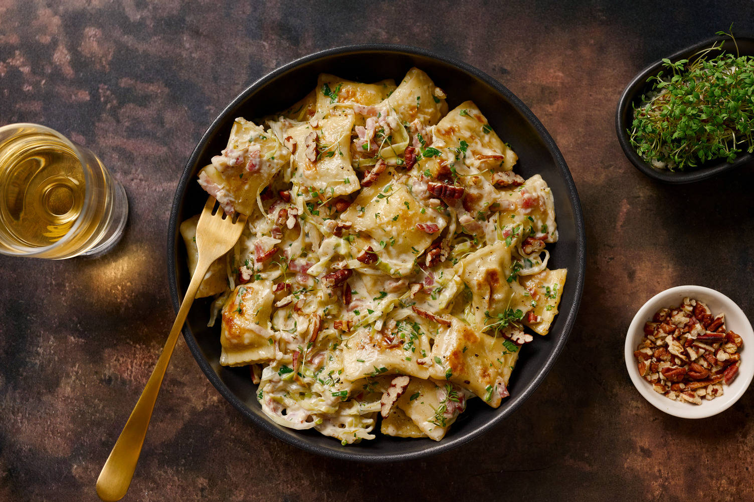 Mini-Maultaschen mit Speck
