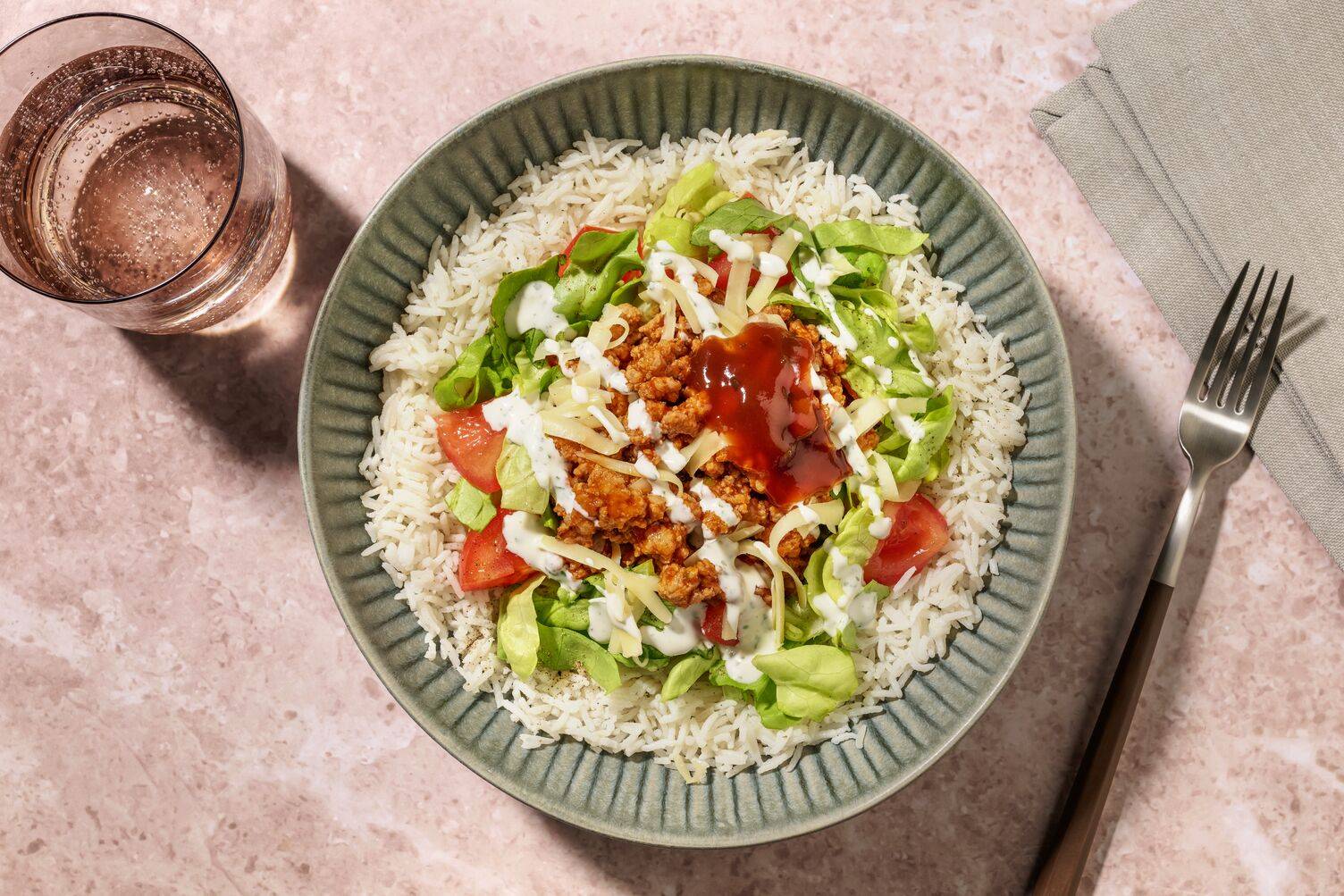 Beef Cheeseburger-inspired Bowl