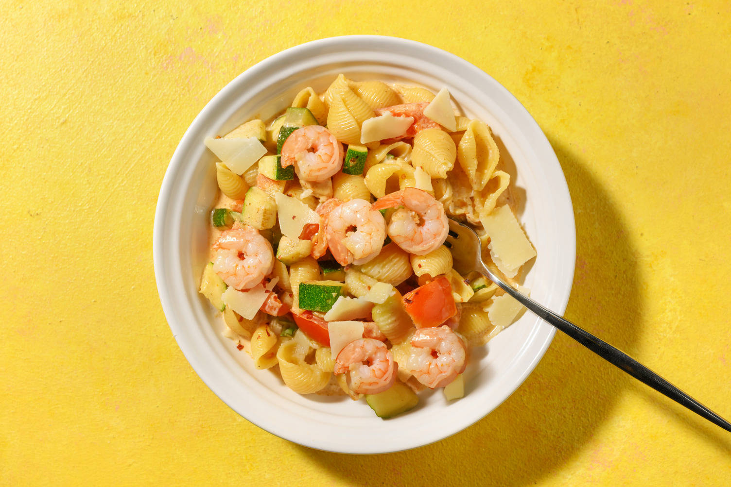 Cajunkrydret rekepasta