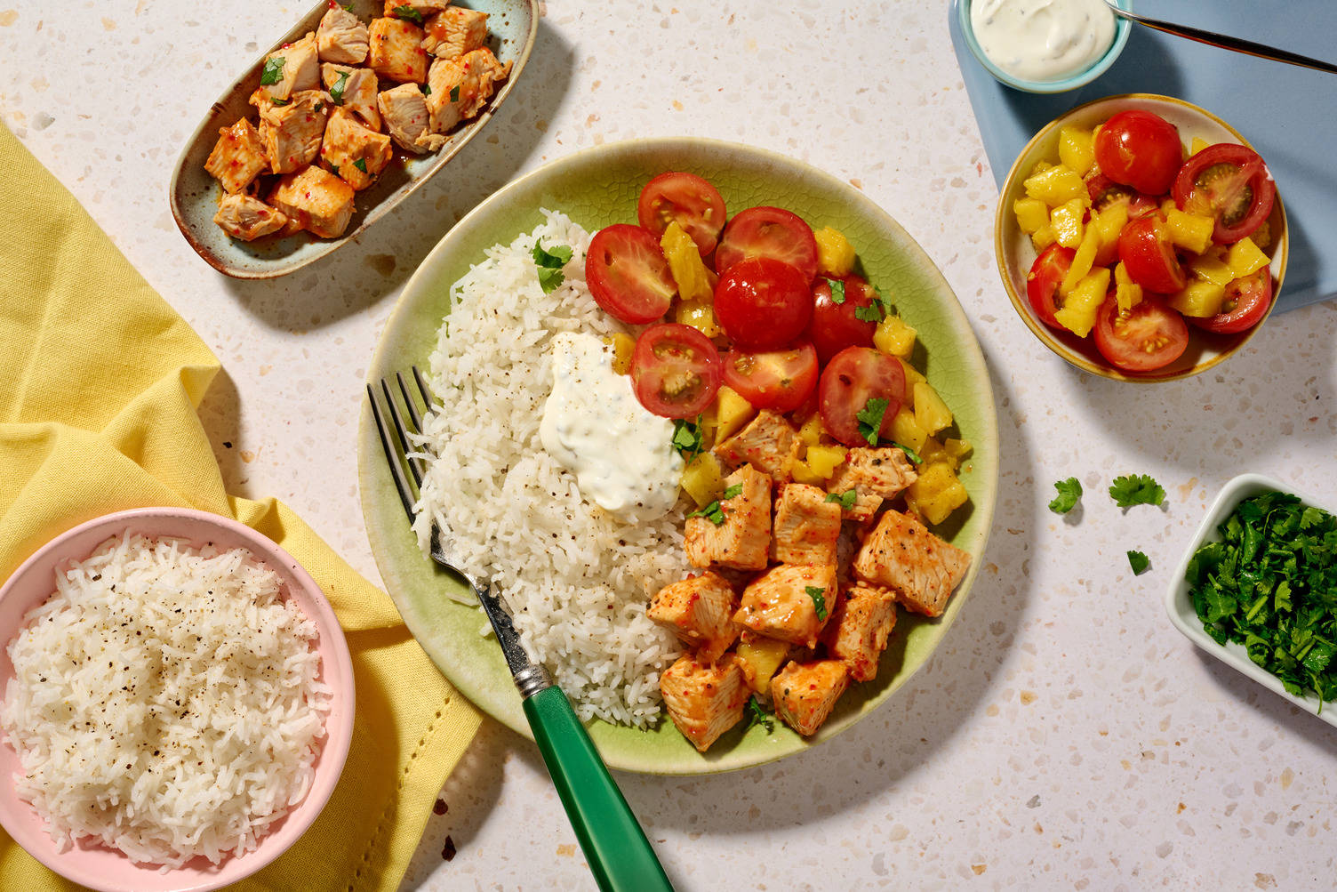 Quick Peri Peri Chicken Bowl