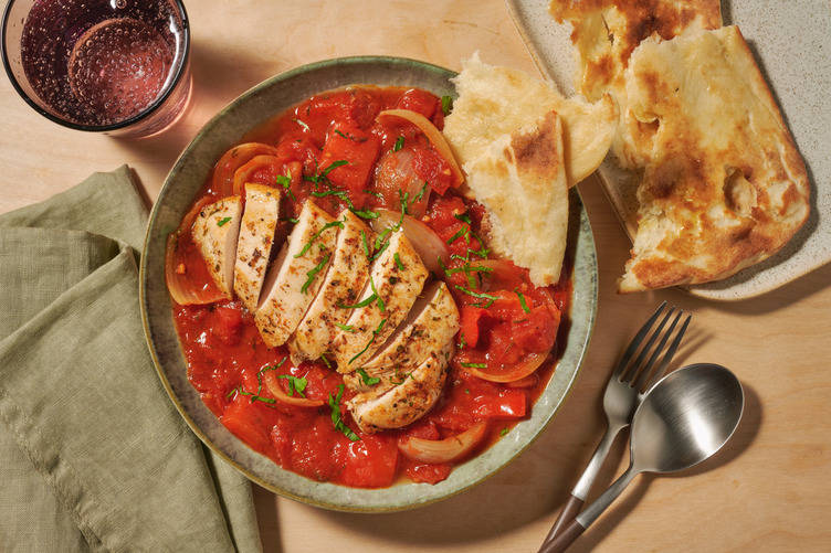Harissa Chicken and Bell Pepper Stew