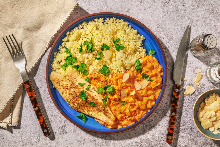 Basa in Creamy Sun Dried Tomato Rosso Sauce