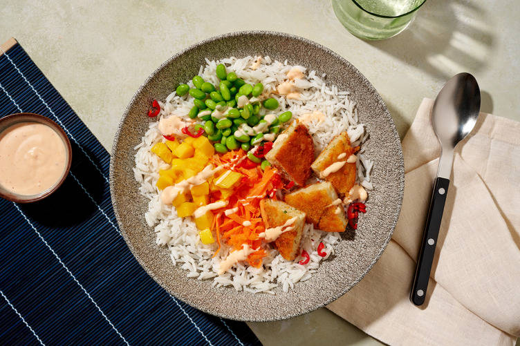 Double Crispy Fish Poke Bowl