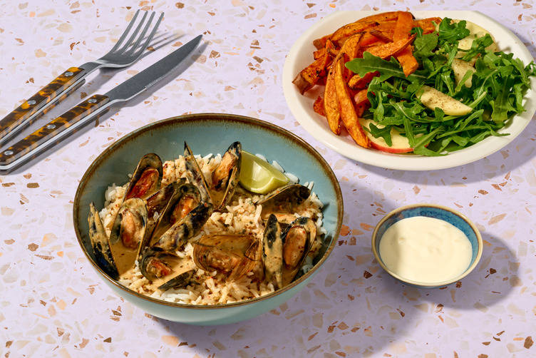 Mussels in Mexican Spiced Zesty Coconut Broth