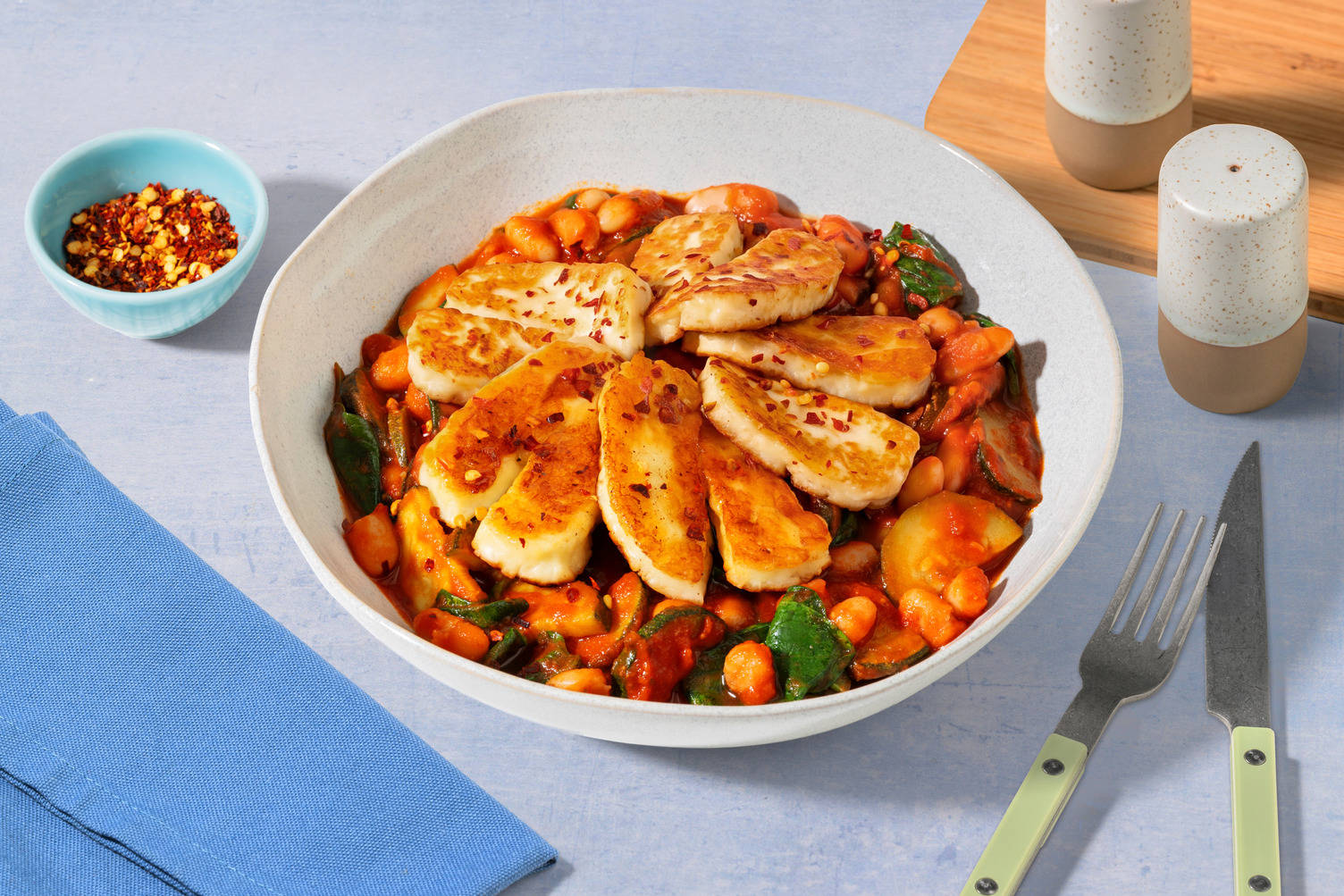 Greek Inspired Honey Glazed Double Halloumi
