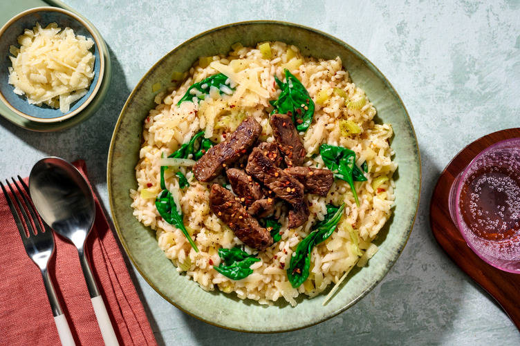 Chilli Butter Beef Risotto