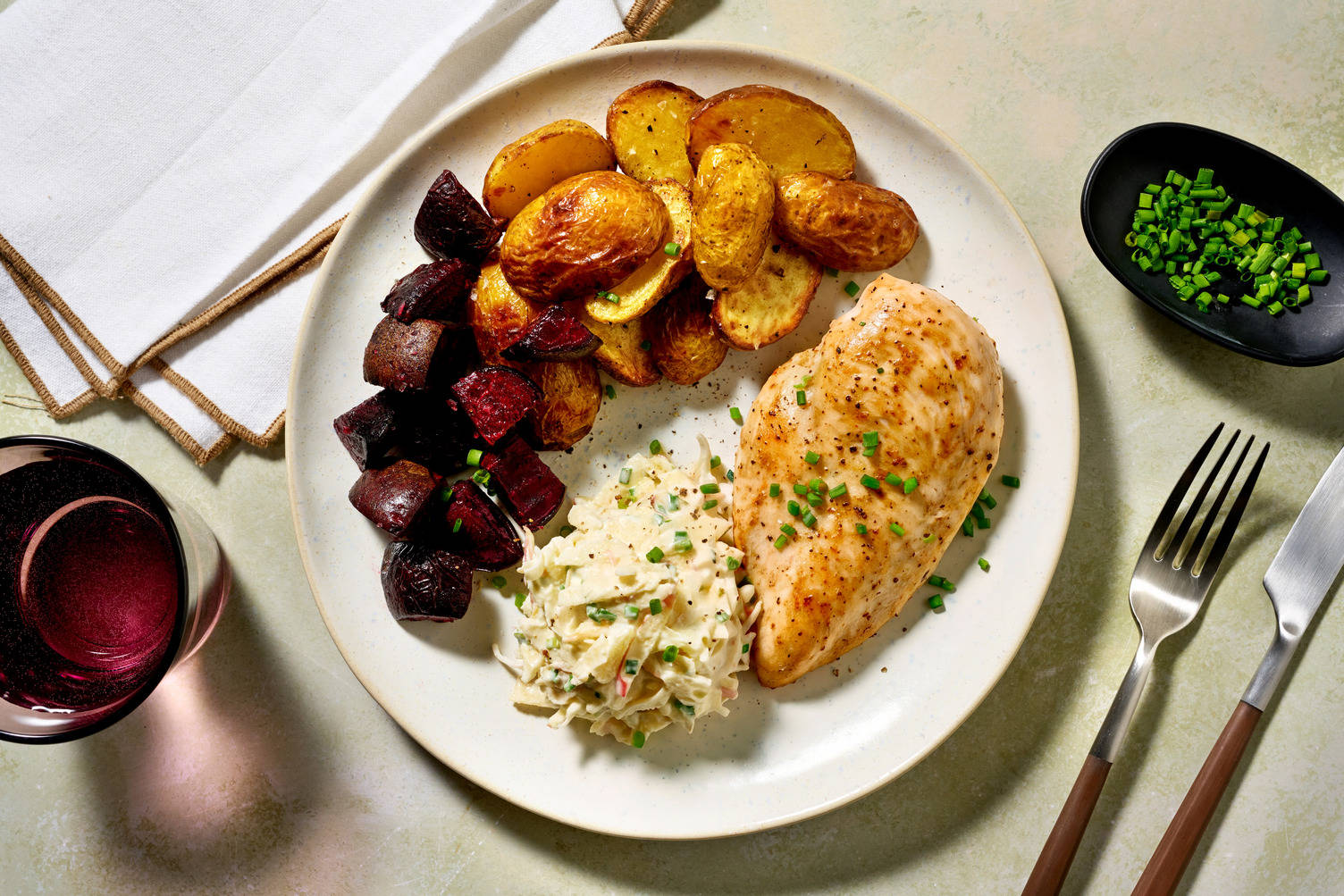 Chicken with a Tangy Apple Sauce