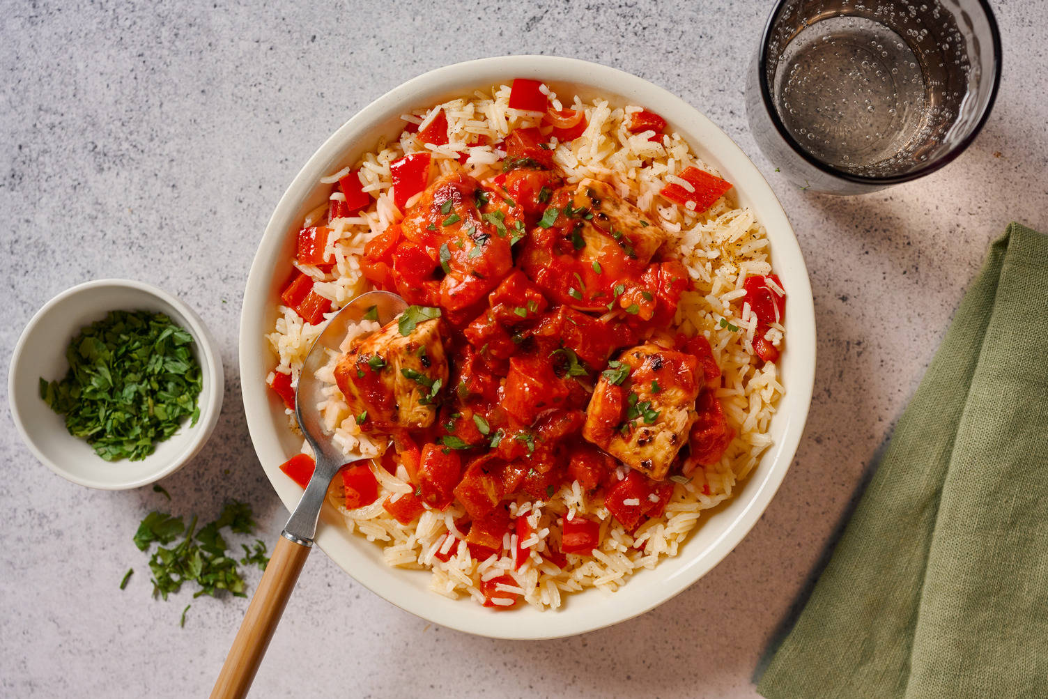 Spanische vegane Pil Pil Filetstücke