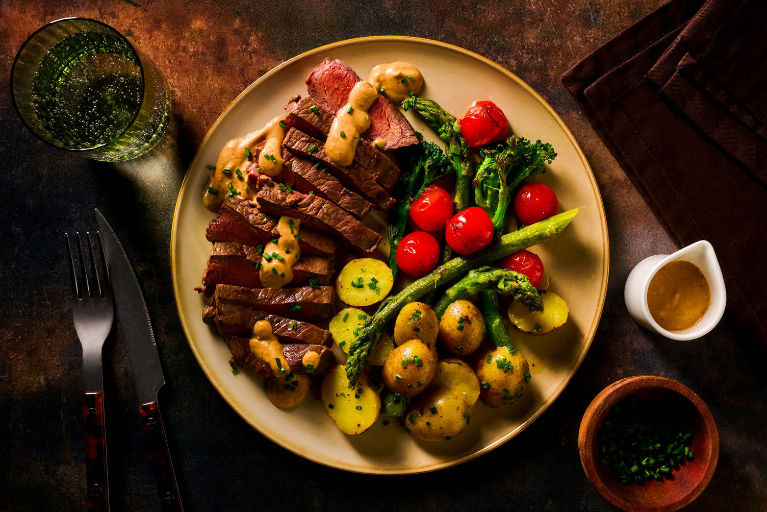 Lamb Steak and Truffled Parmigiano Reggiano Sauce