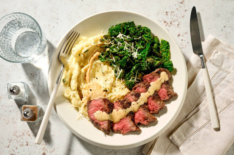 Peri Peri Rump Steak in Creamy Spiced Ricotta Sauce