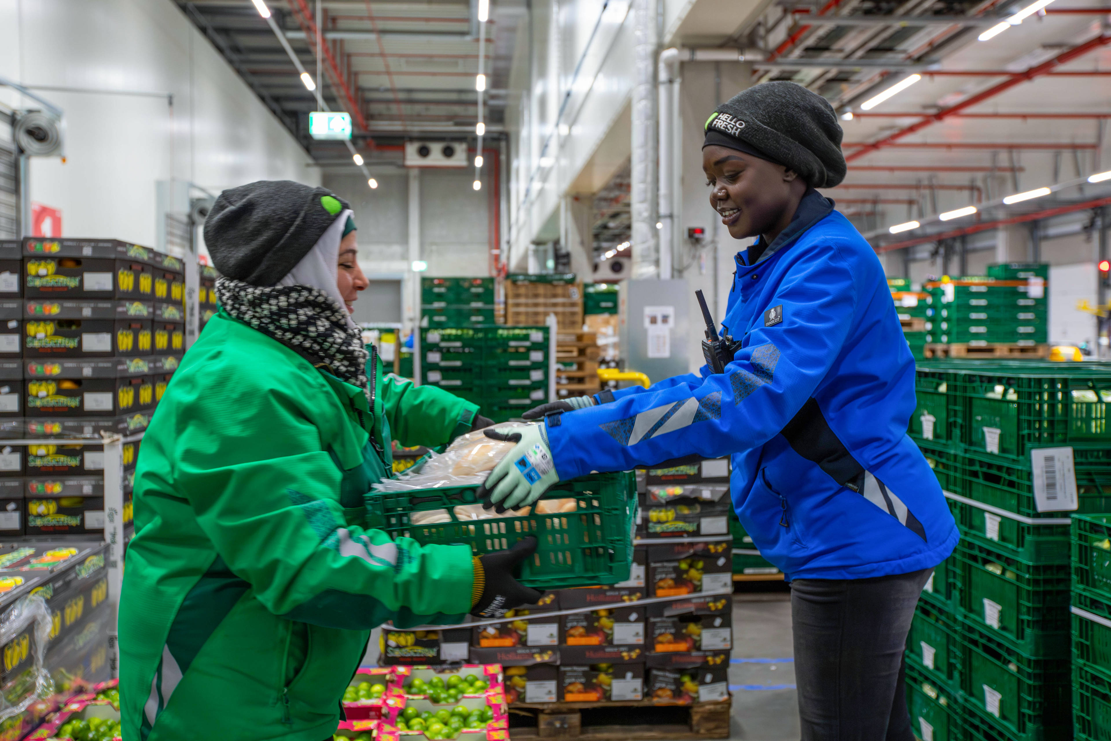 Wir spenden überschüssige Lebensmittel
