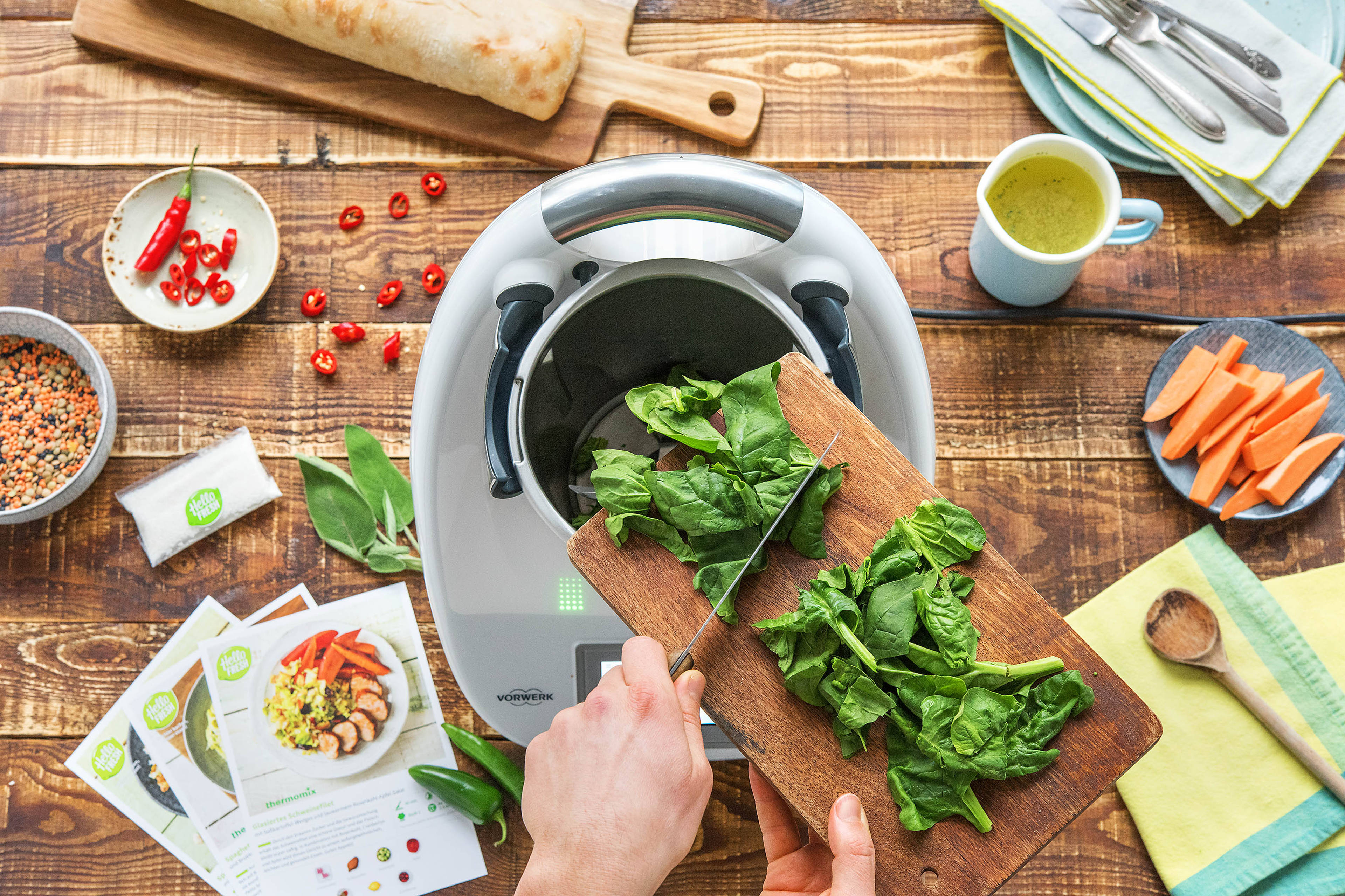 Beneficios del uso de los kits de recetas HelloFresh con Thermomix