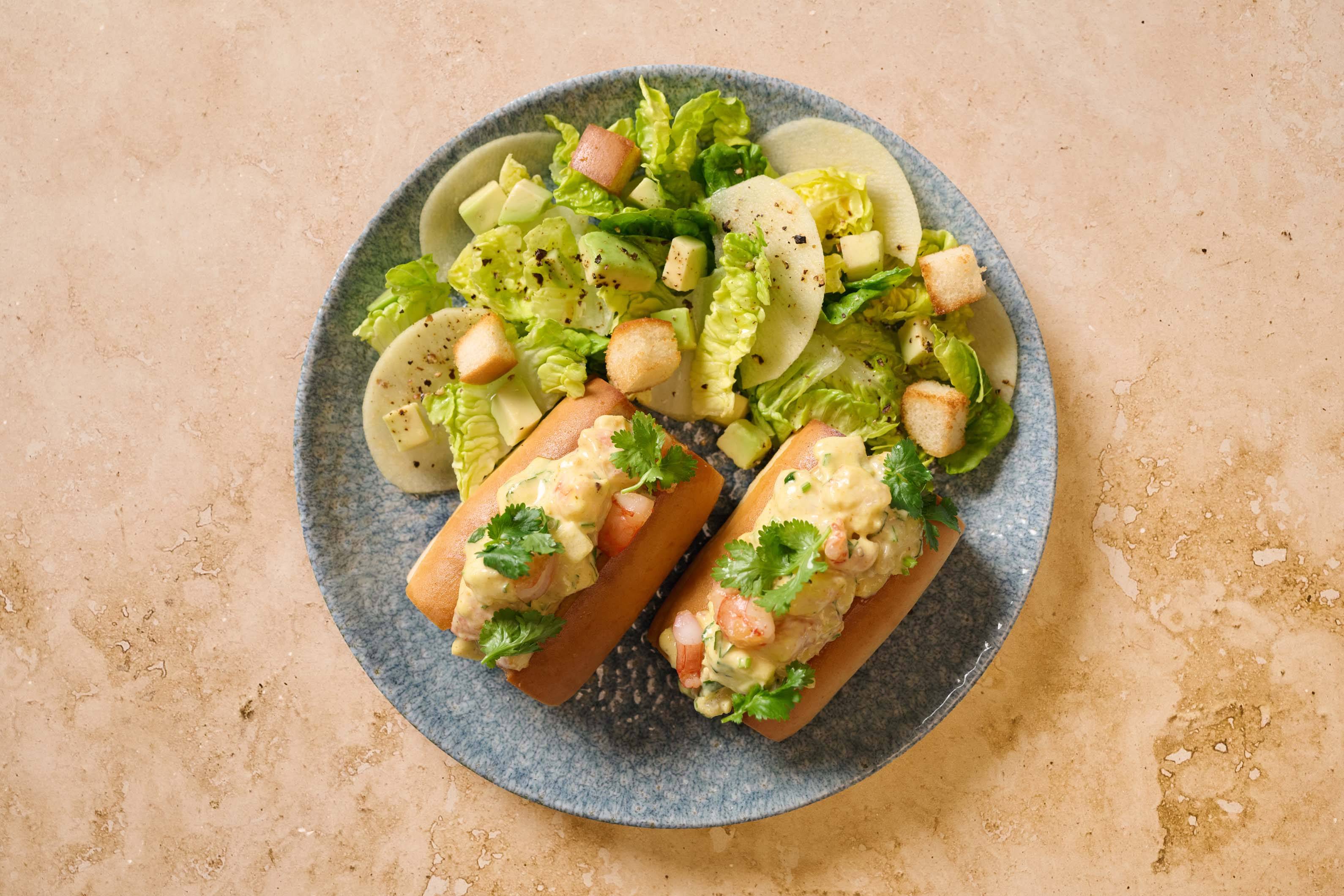 Crevettes sandwich-roll de Cyril Lignac menu preference image