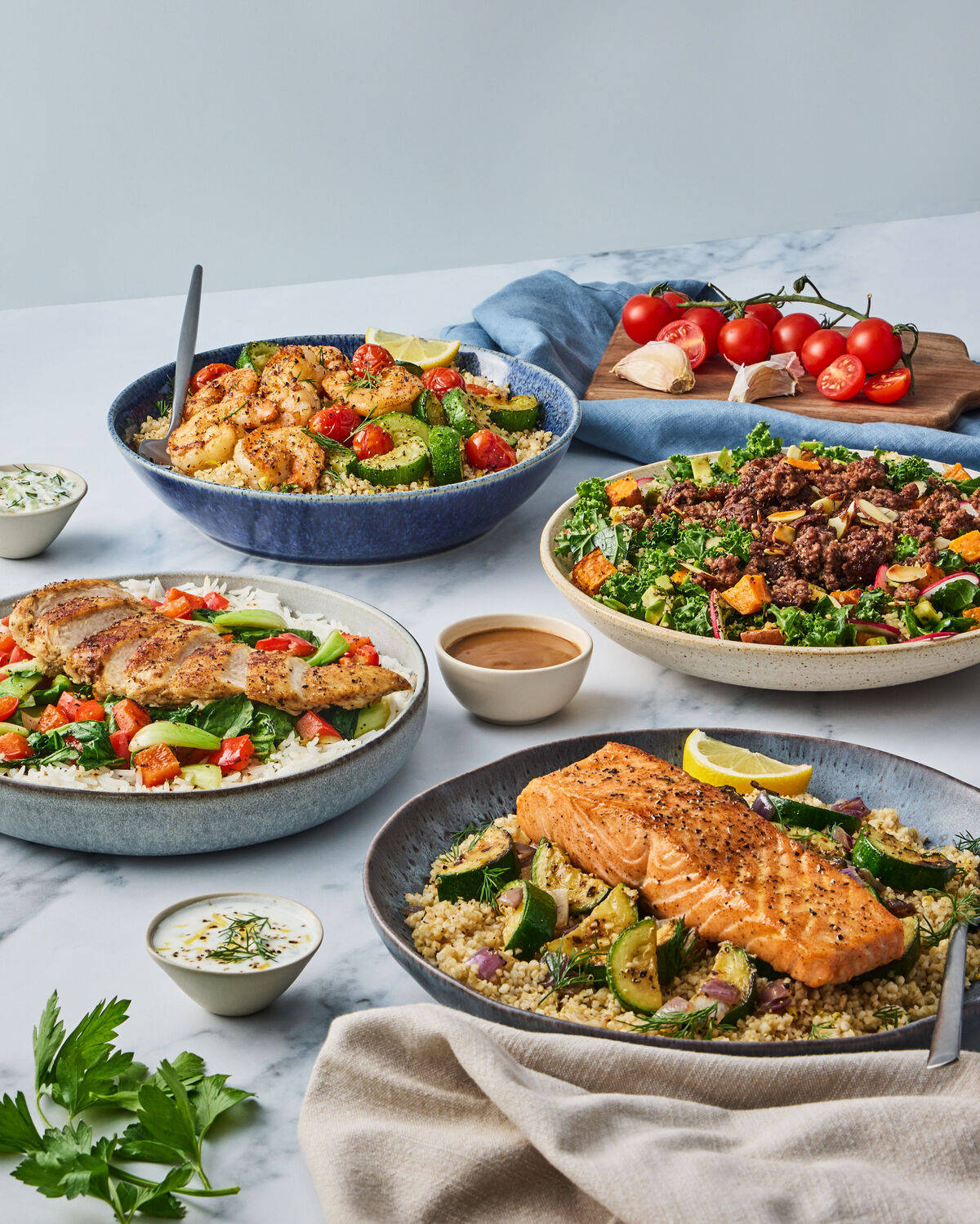 Video showcasing HelloFresh meals