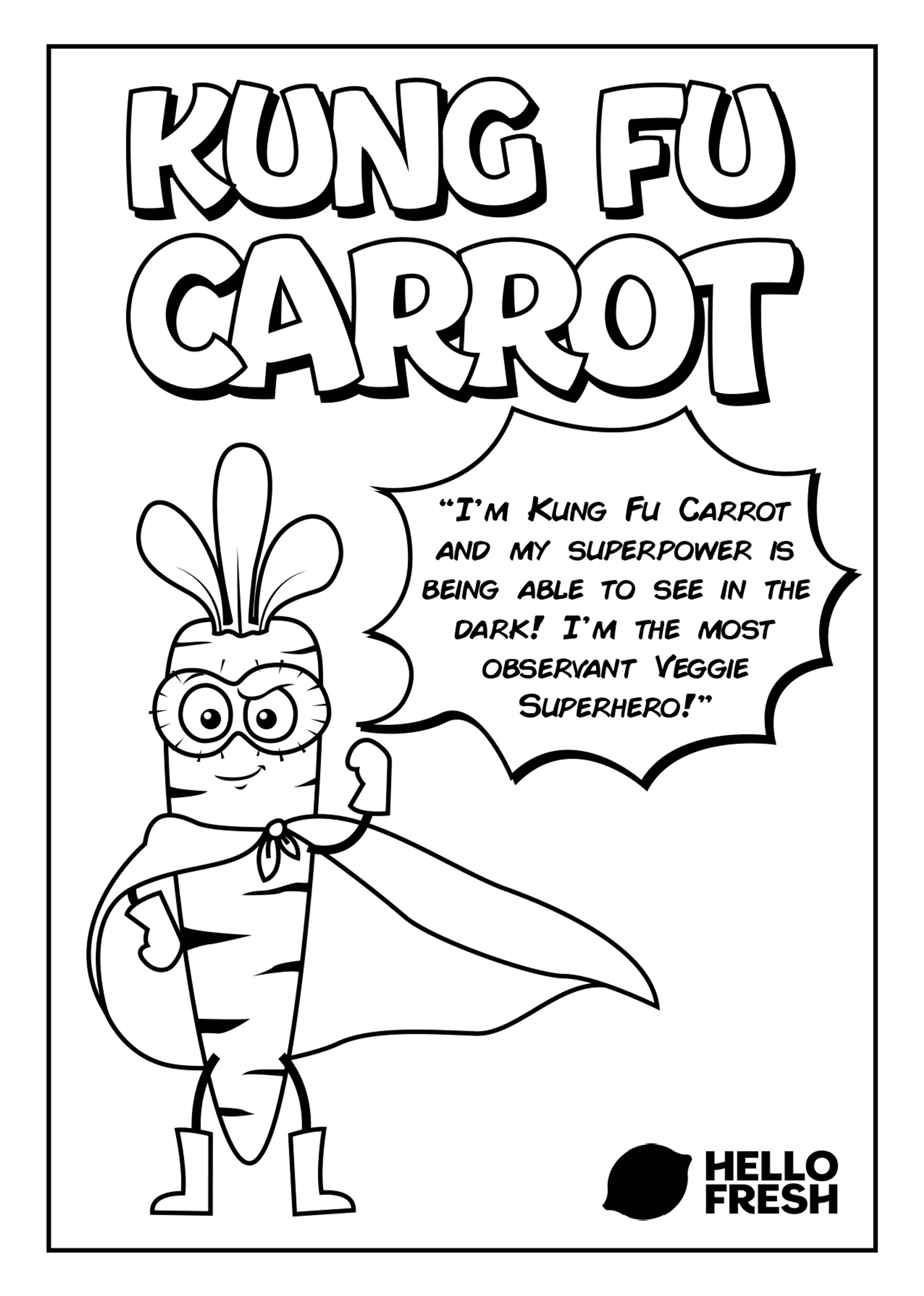 Fun With Food: HelloFresh Veggie Superheroes Activity for Kids