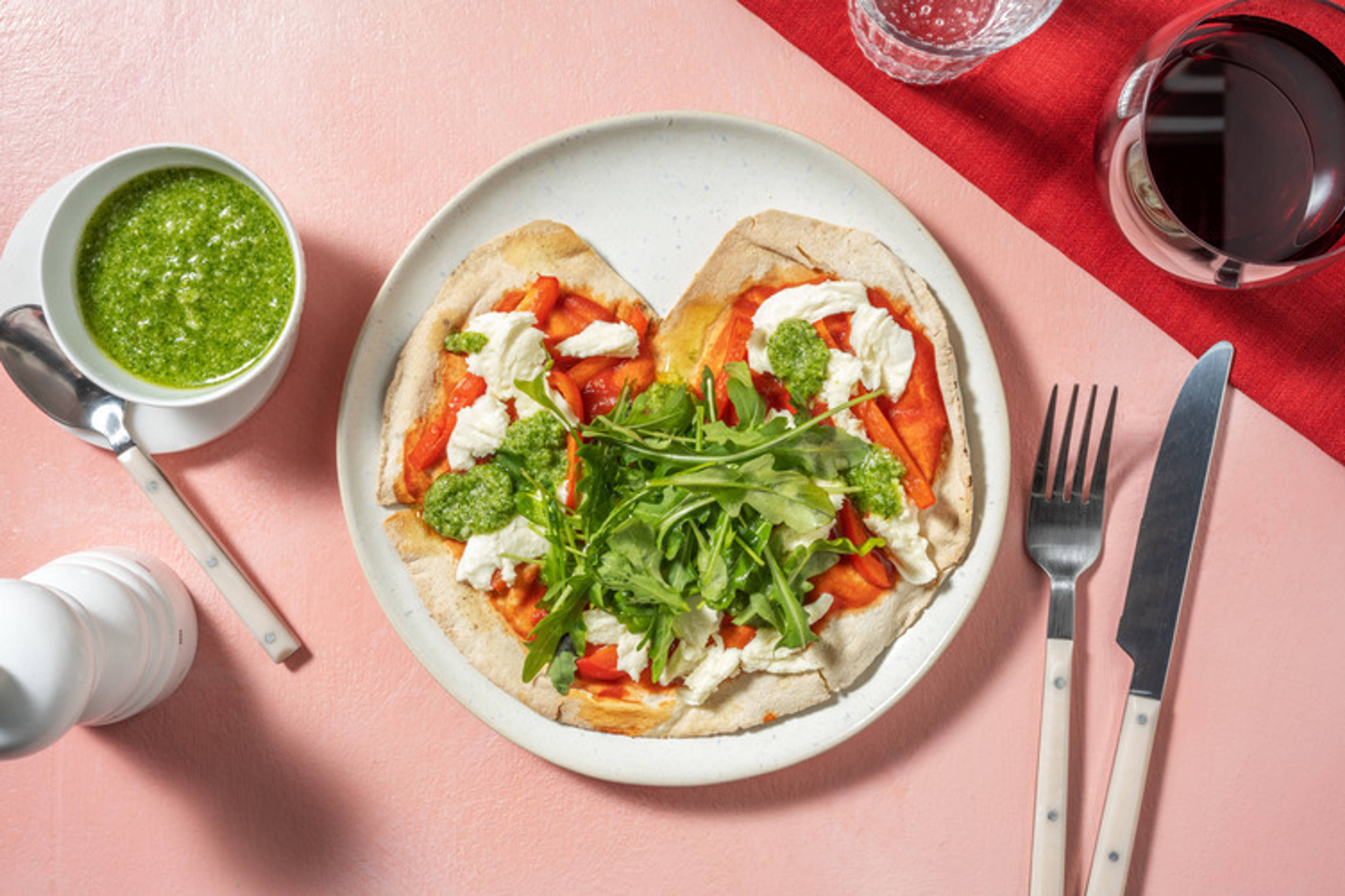 <h2> Healthier Pizza </h2>