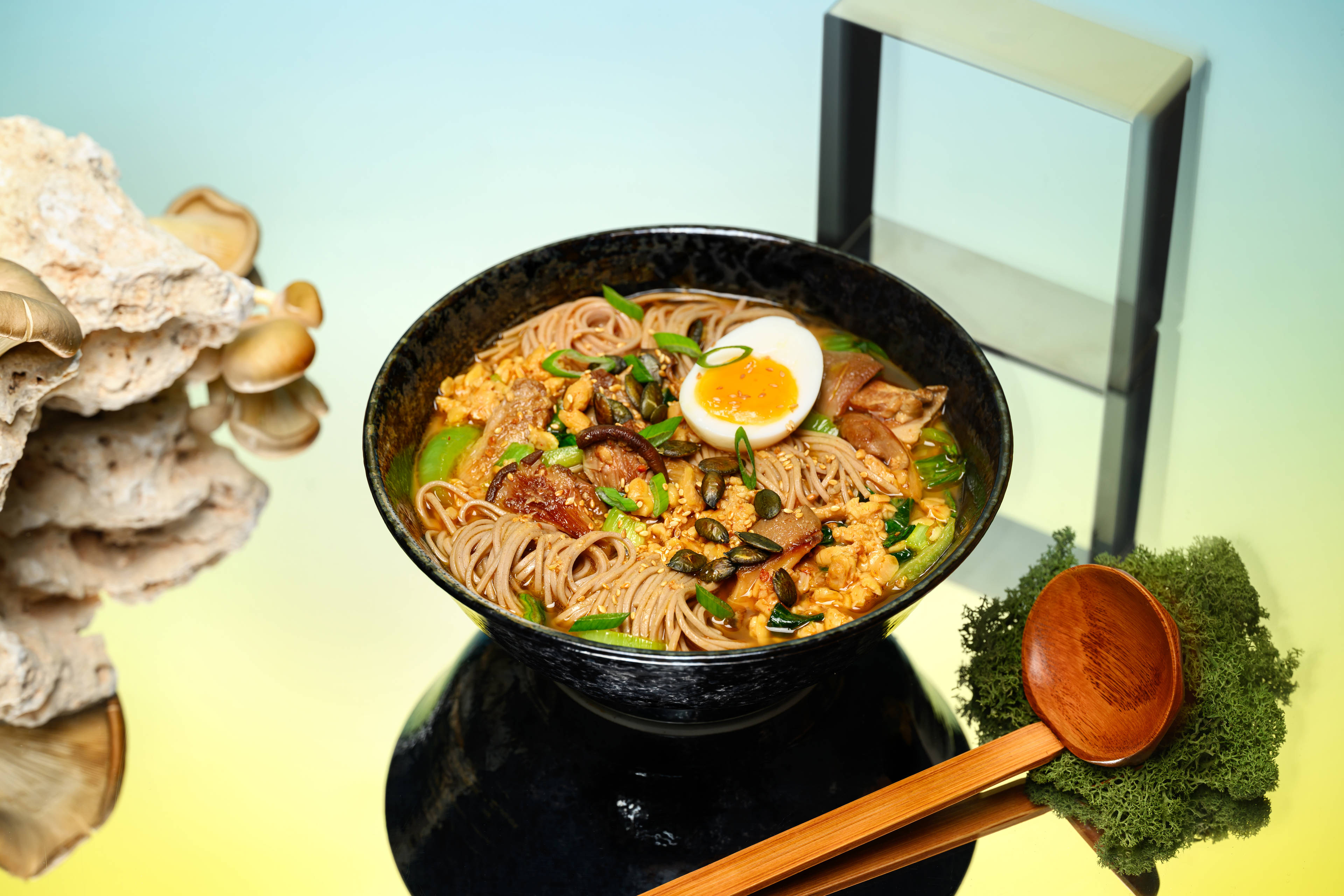 Tempeh boekweit-sorghum ramen
