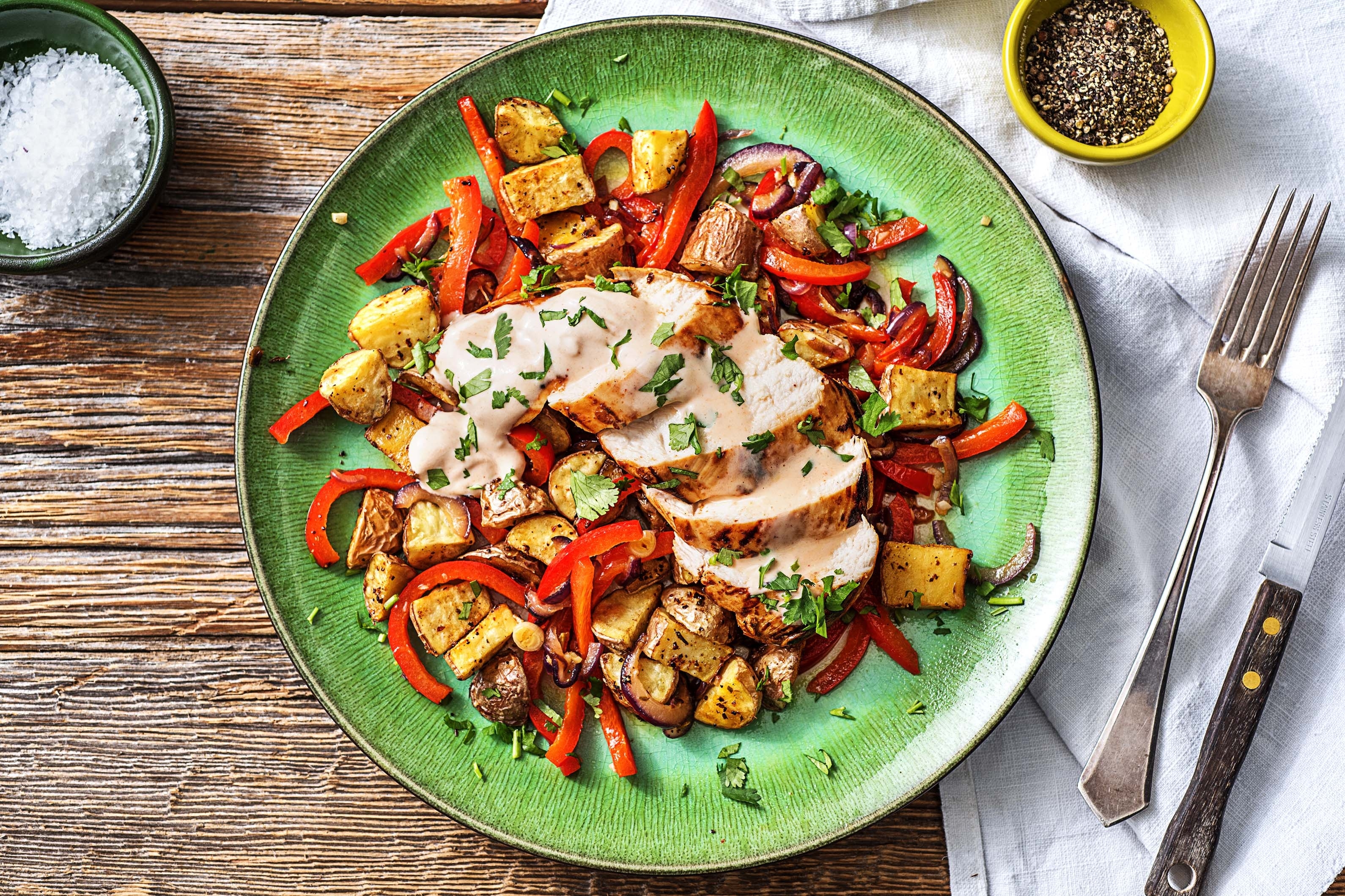 5 Steps to Spicy High Protein Fried Chicken