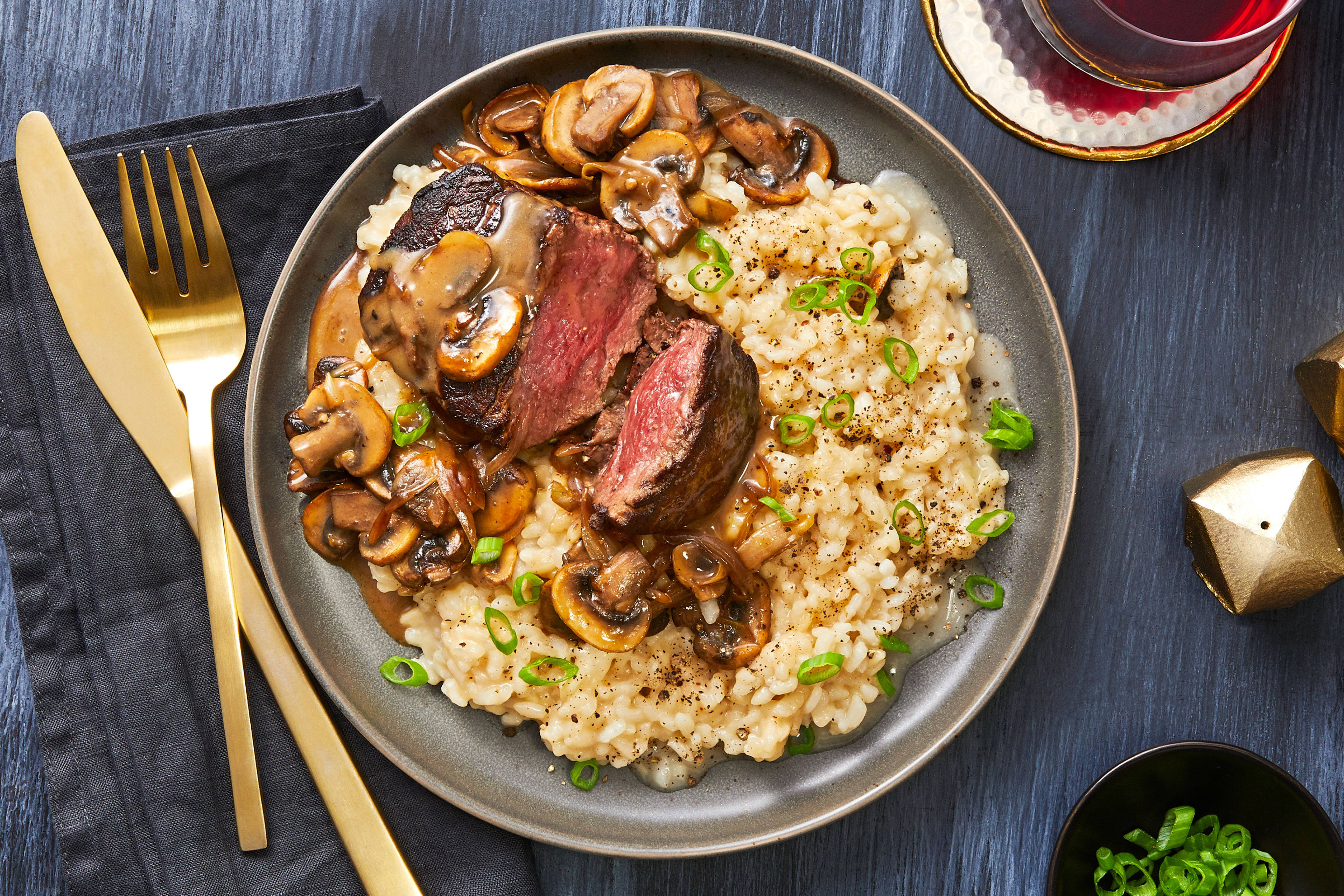 Beef Tenderloin in a Mushroom Sauce