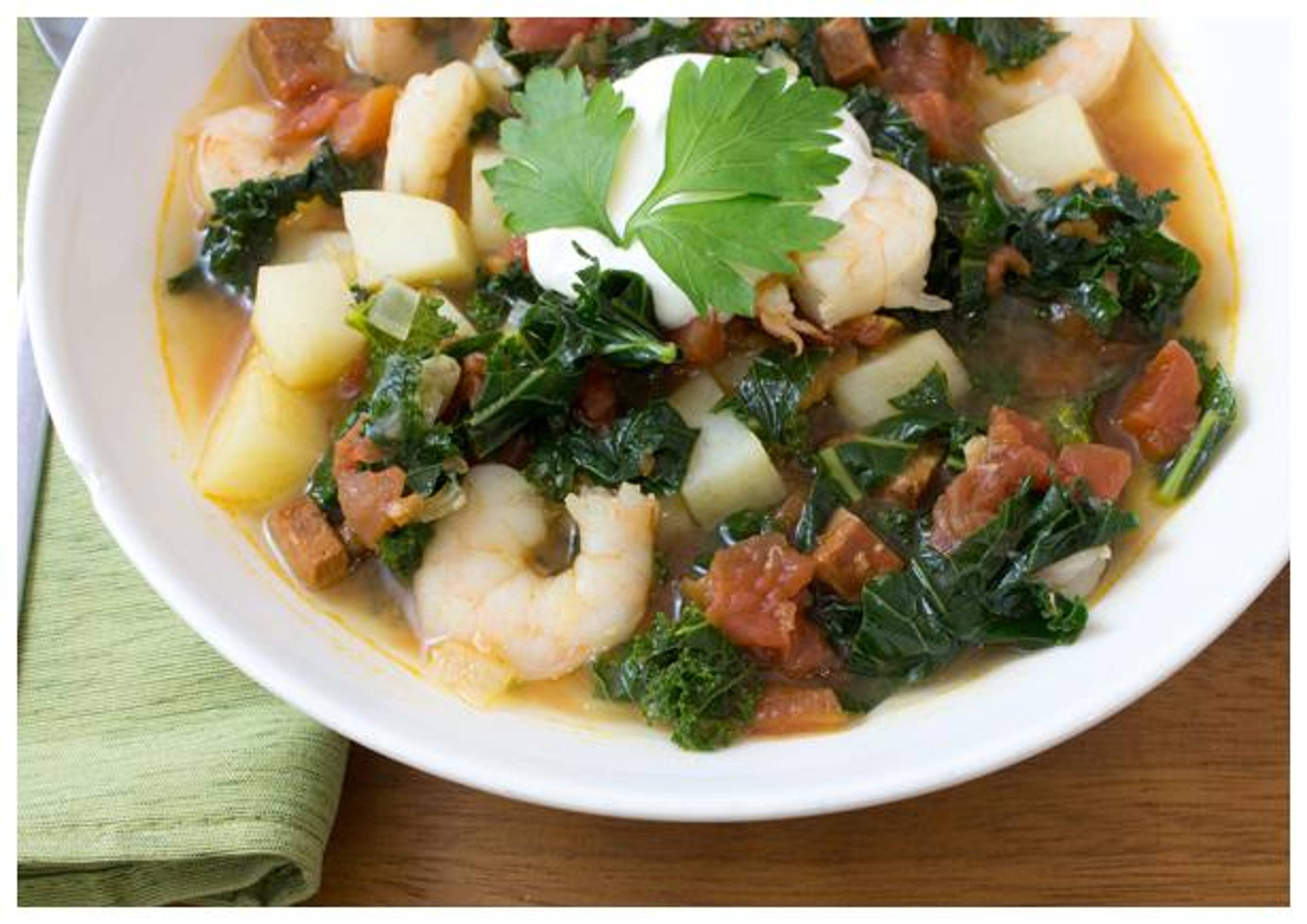 Shrimp and Chorizo Stew