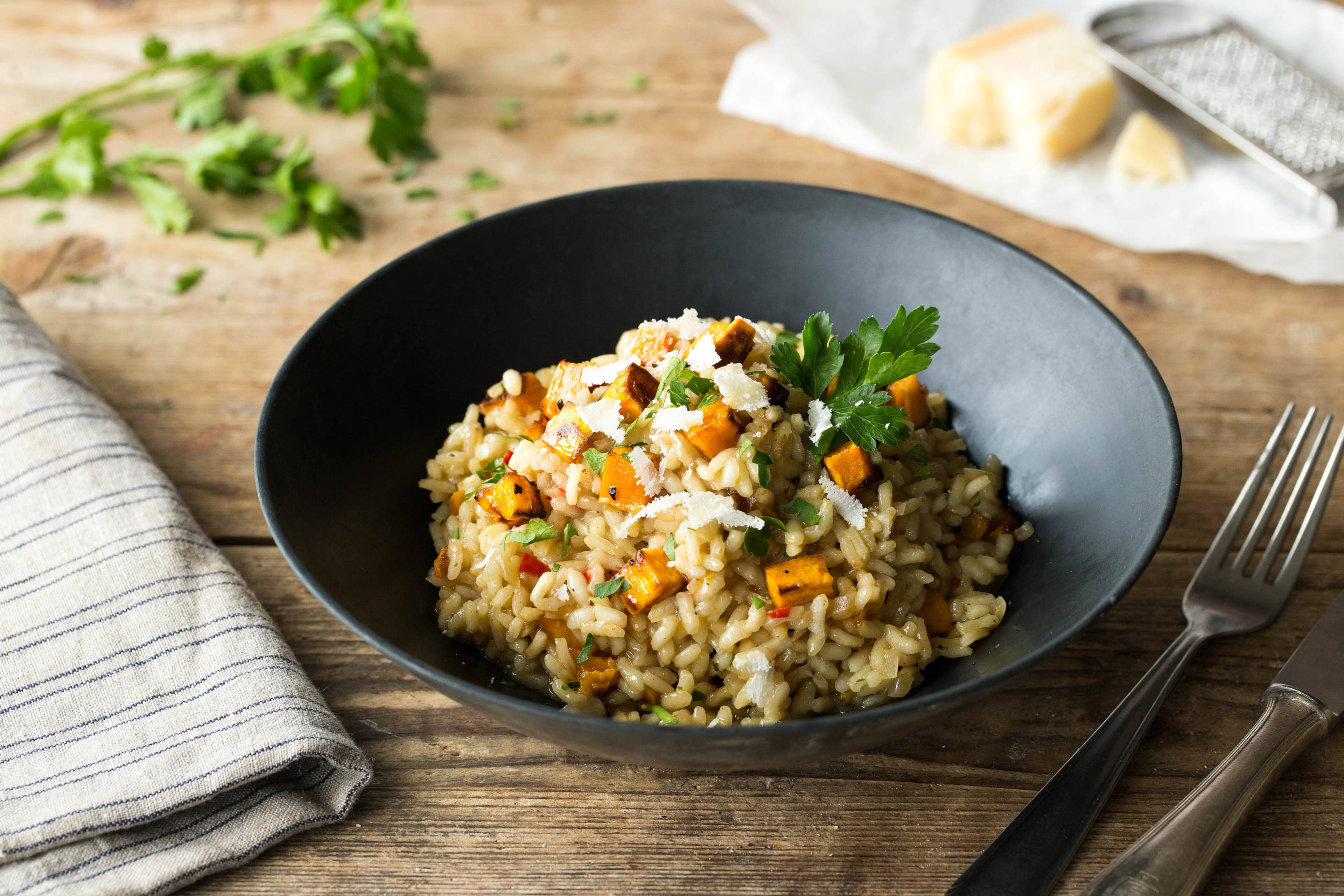 Chilli, Bacon & Sweet Potato Risotto