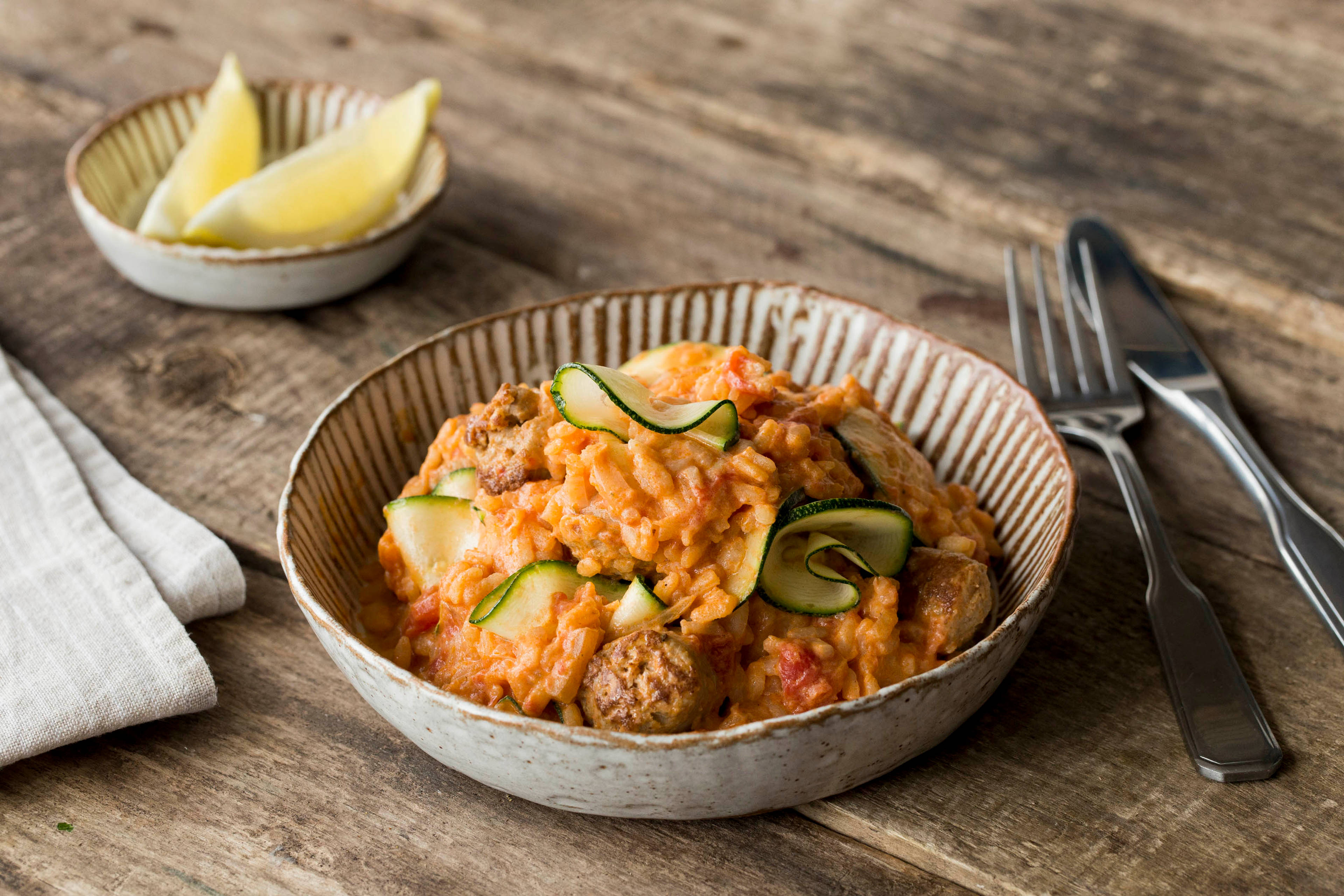Sagenhaft einfaches Salsiccia-Zucchini-Risotto