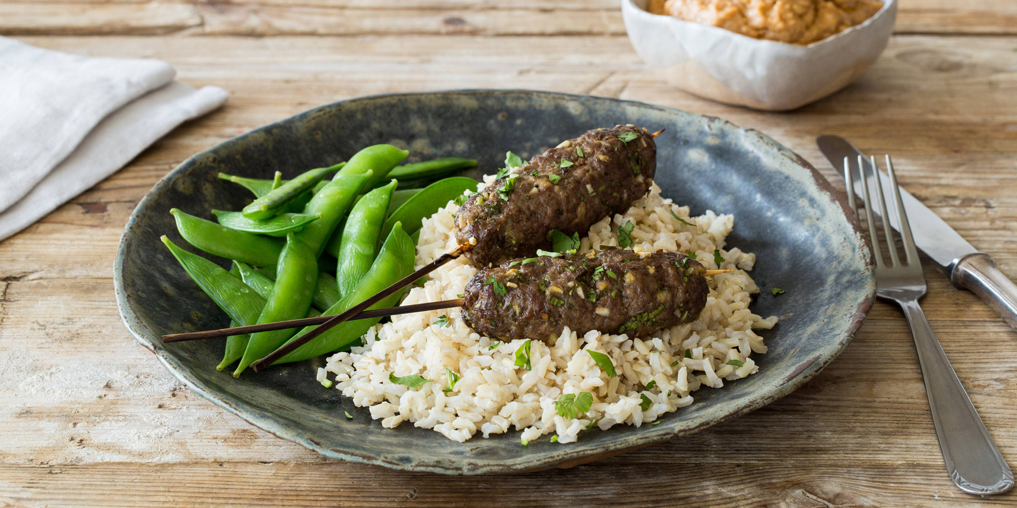 Cumin Spiced Beef Skewers