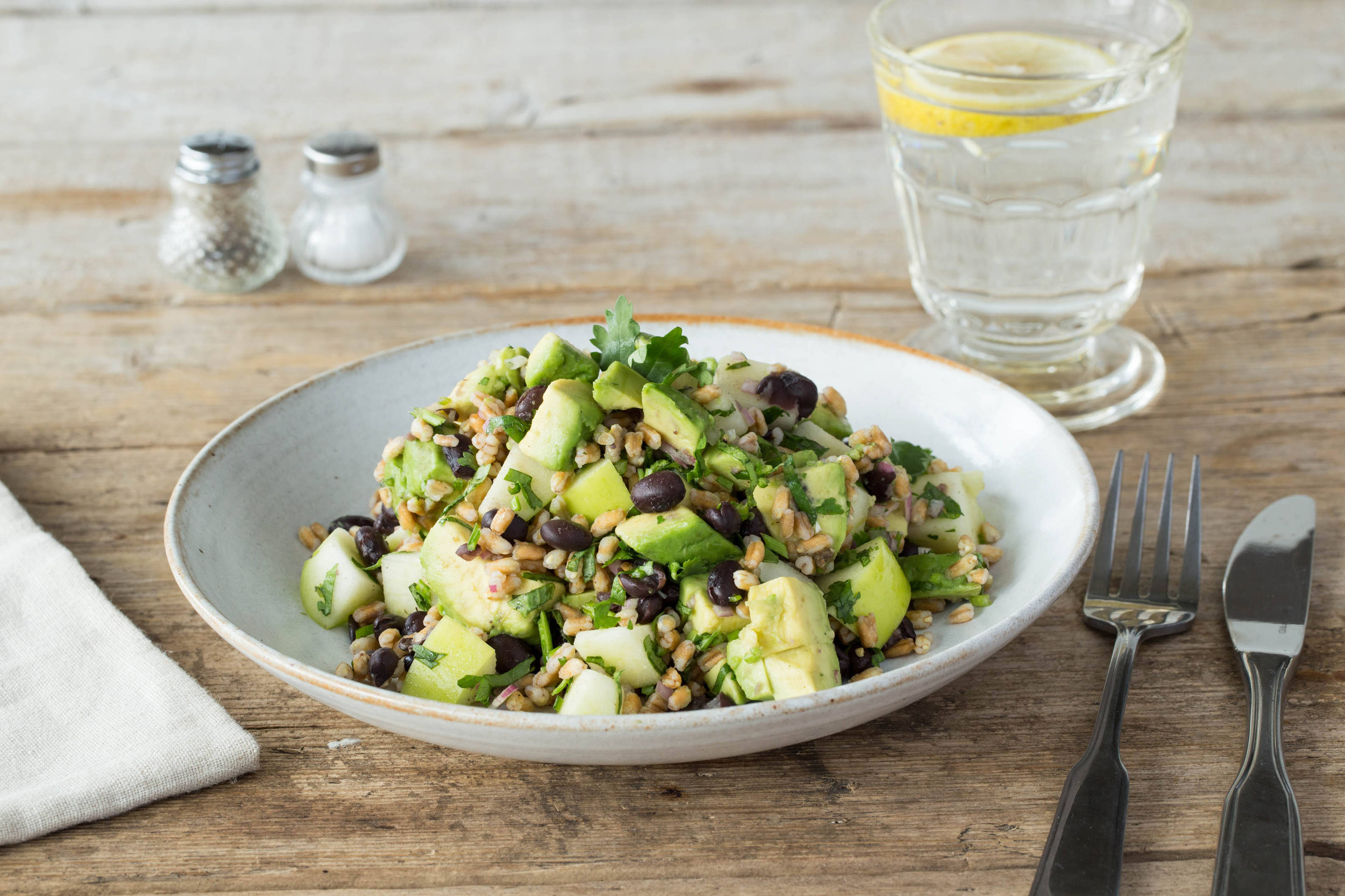 Black Bean and Farro Salad