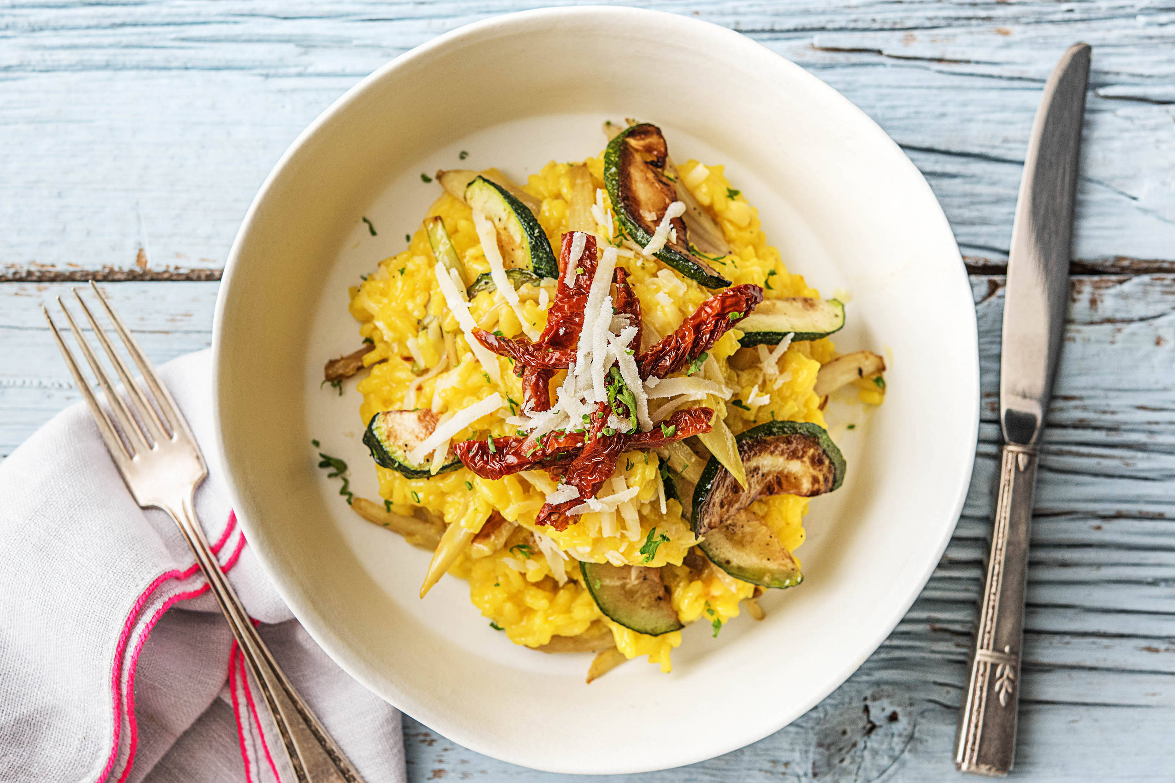 Risotto mit Safran,