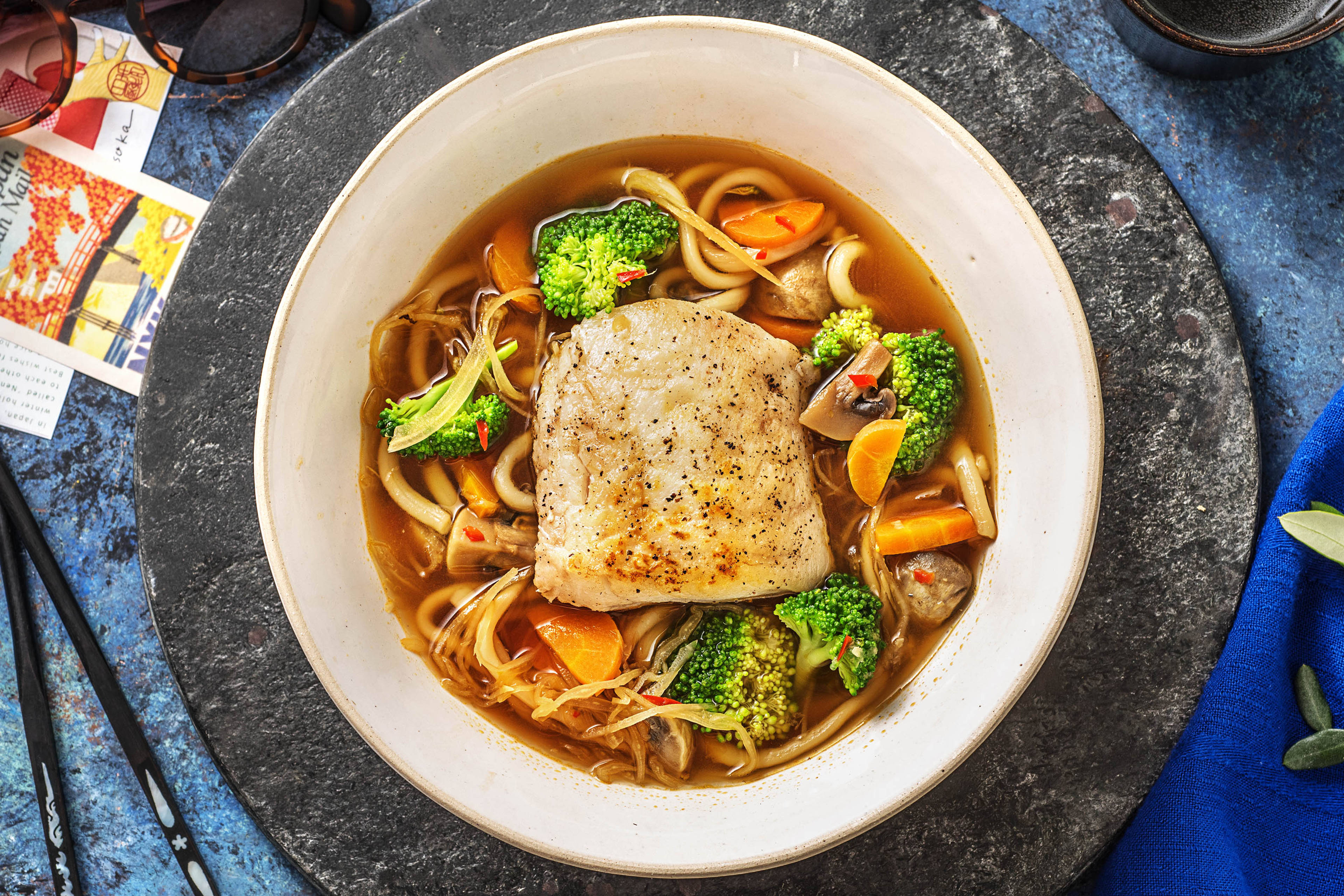 Ramen au cabillaud à la japonaise
