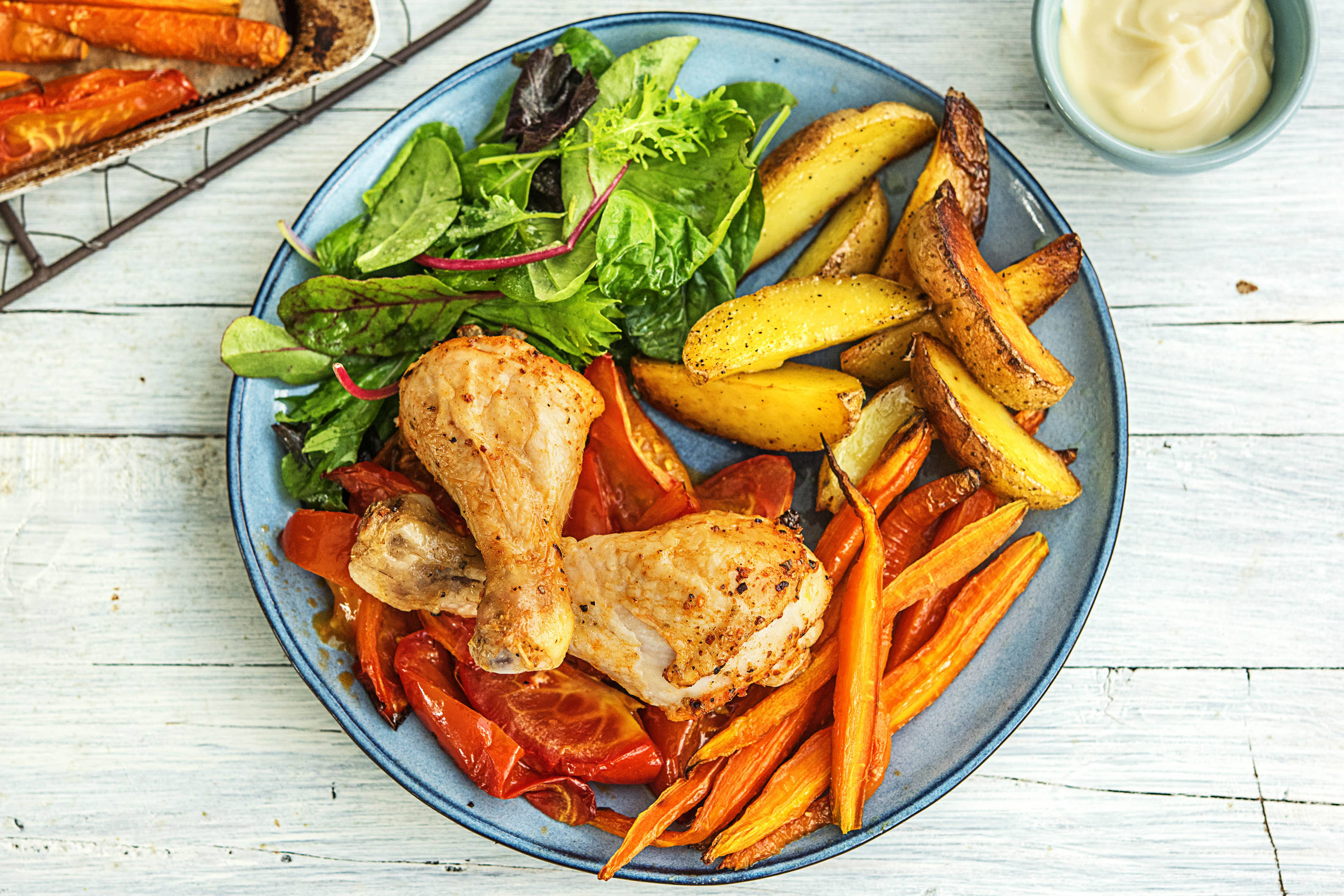 Pilons de poulet piri-piri à l’aïoli