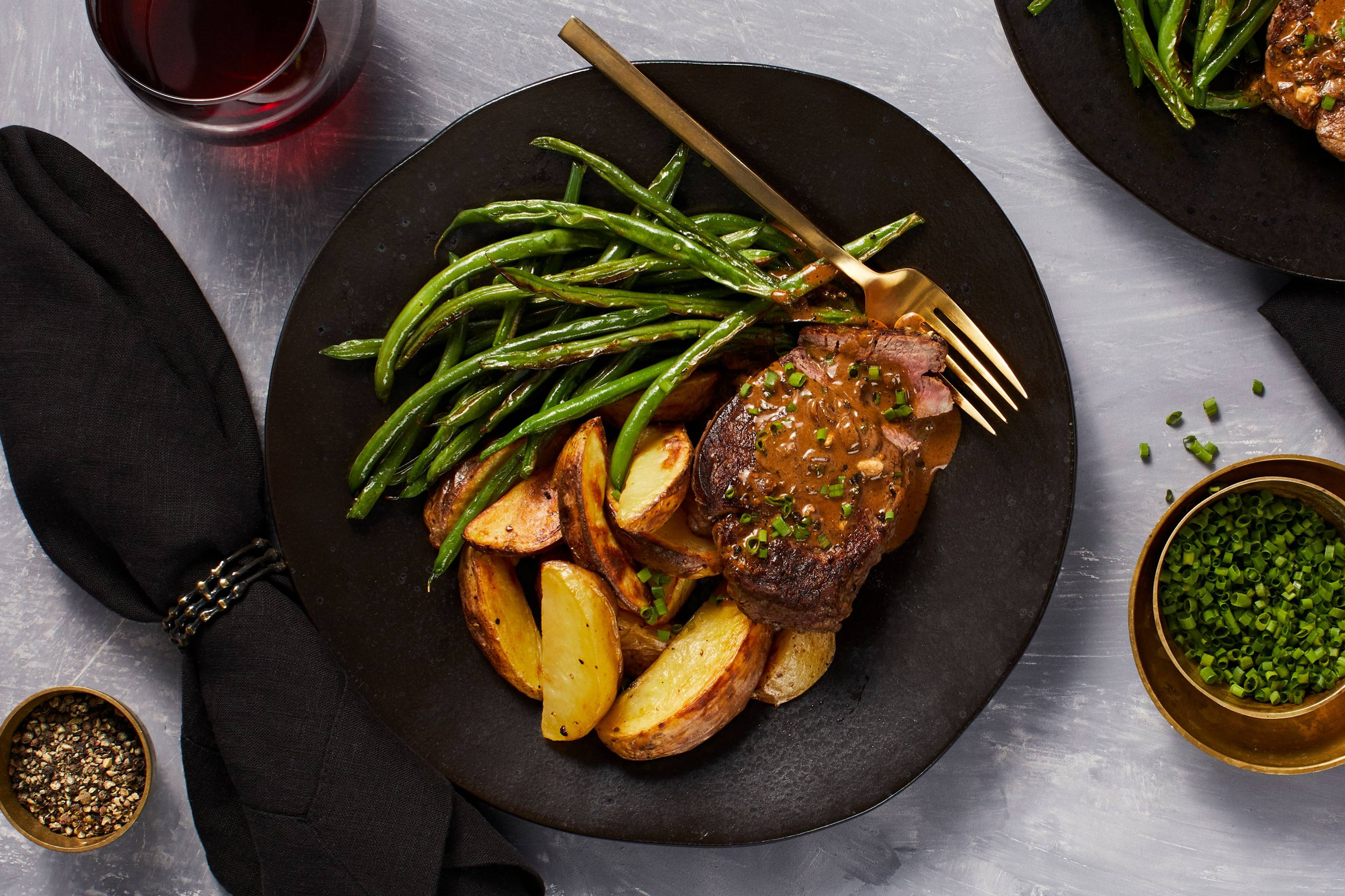 Beef Tenderloin Au Poivre