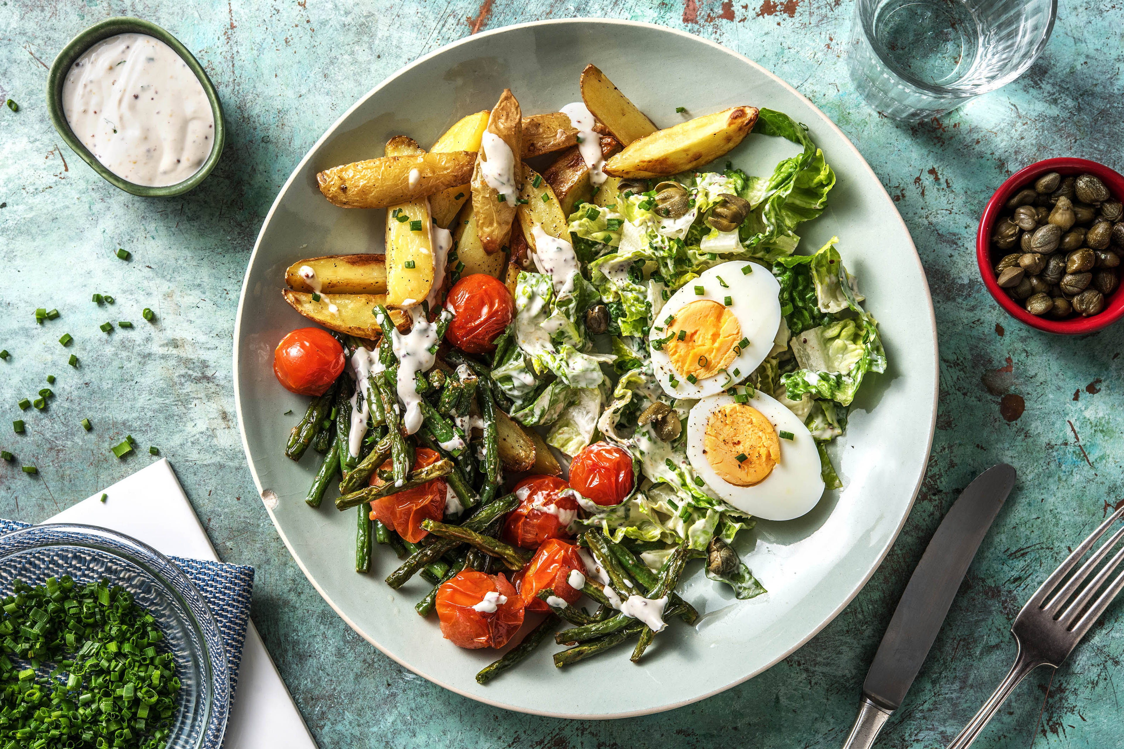 Feiner Kartoffelsalat nach Art Niçoise