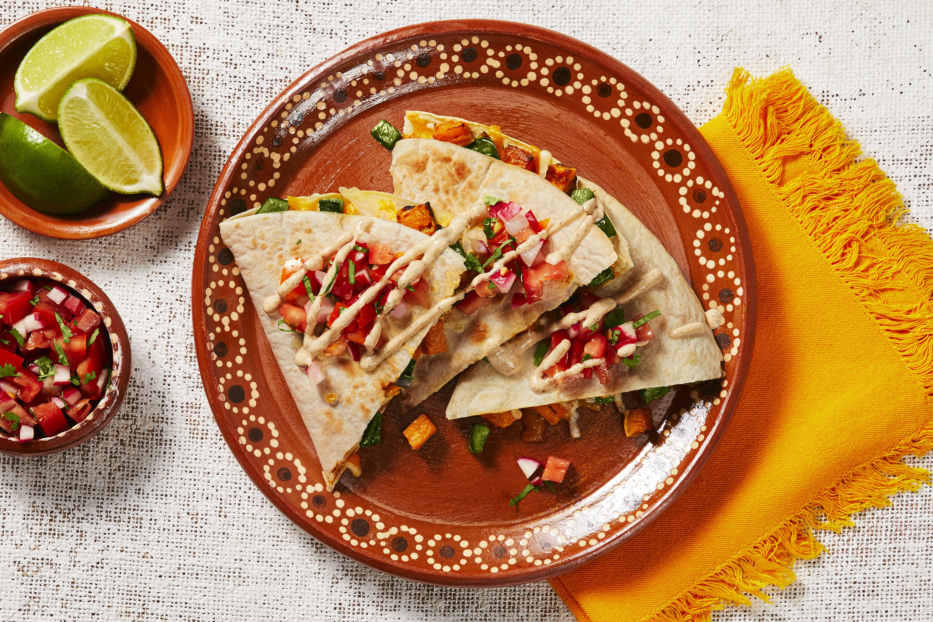 Sweet Potato Quesadillas