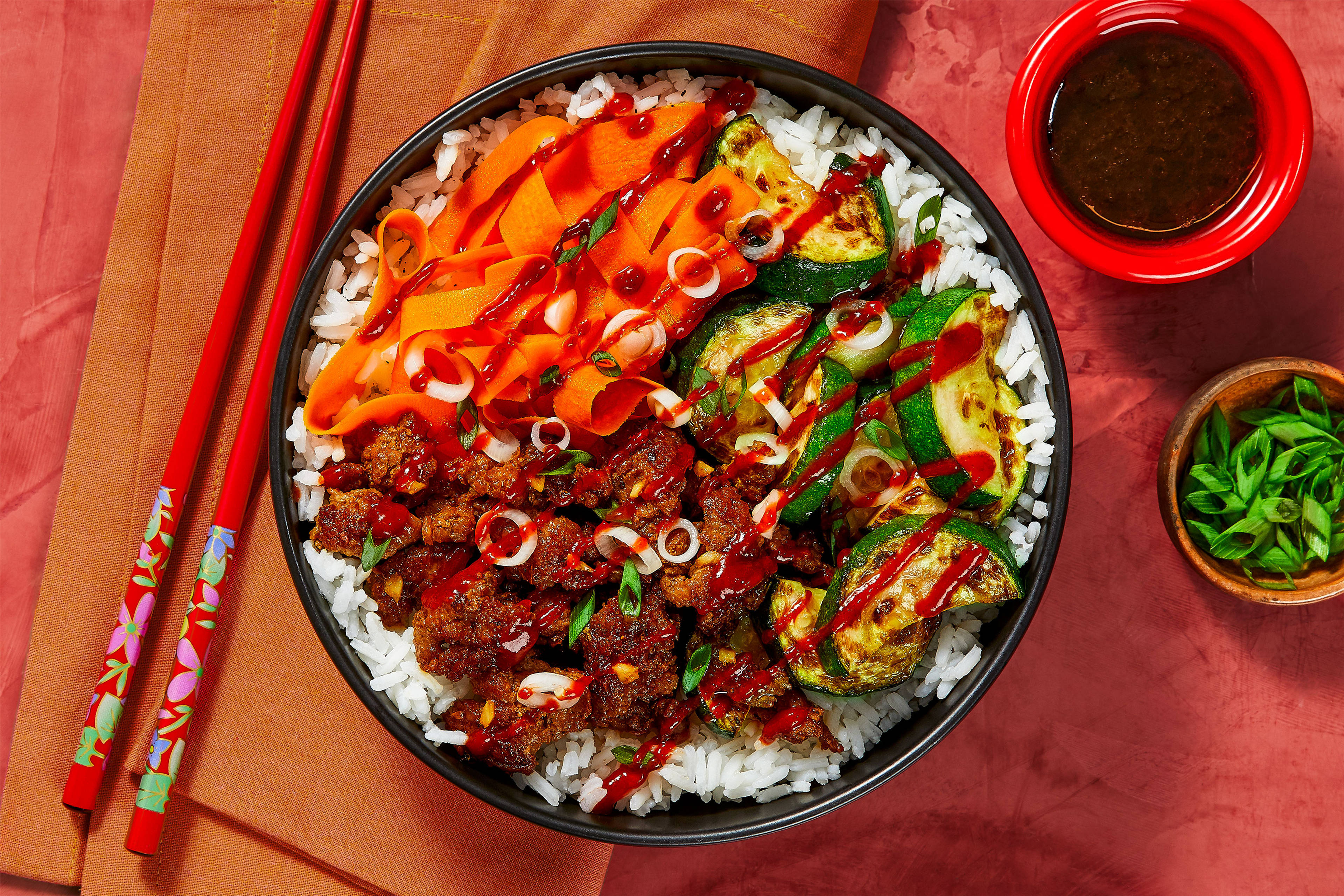 Pork and Veggie Bibimbap