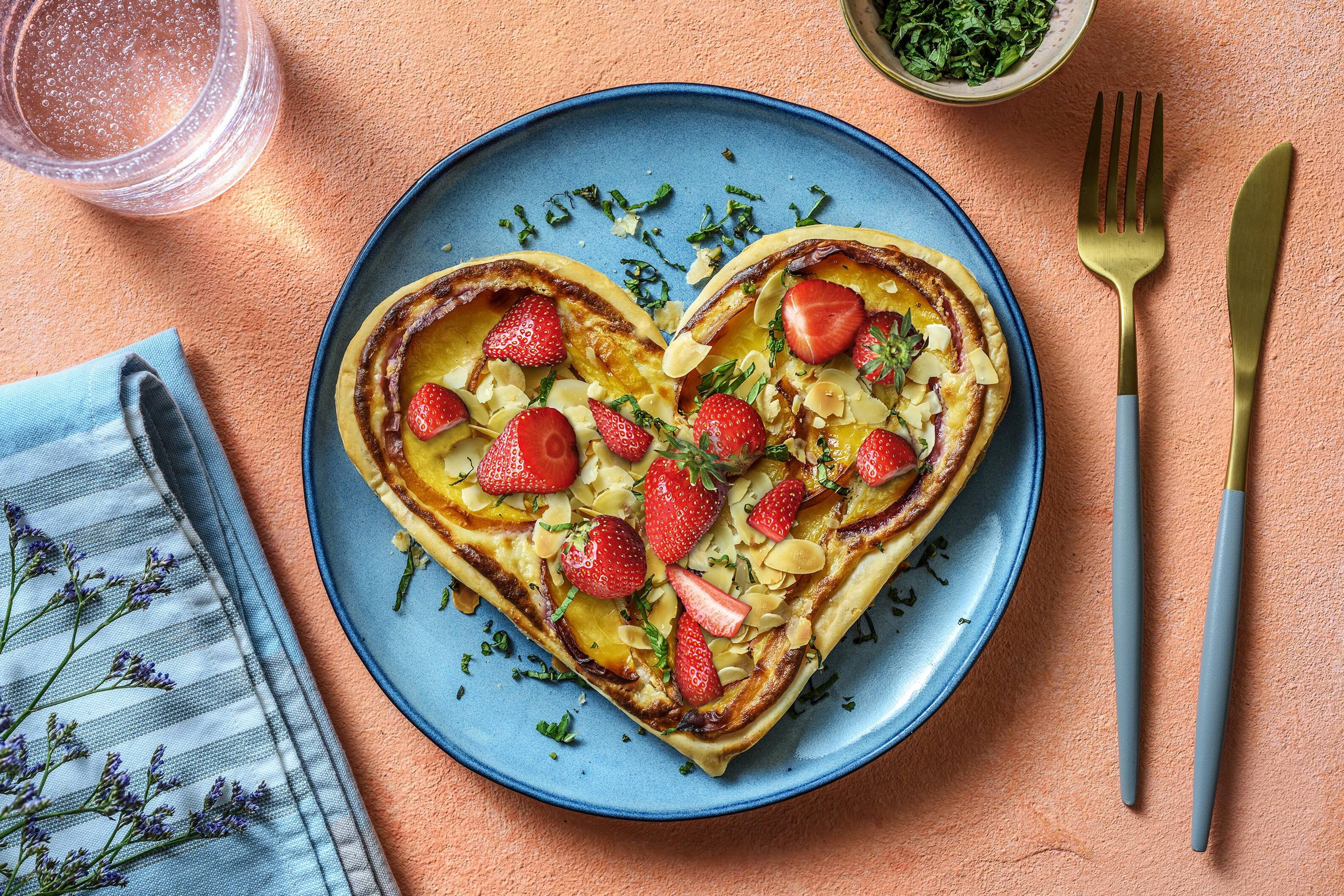 Tartelettes aux fraises et aux nectarines