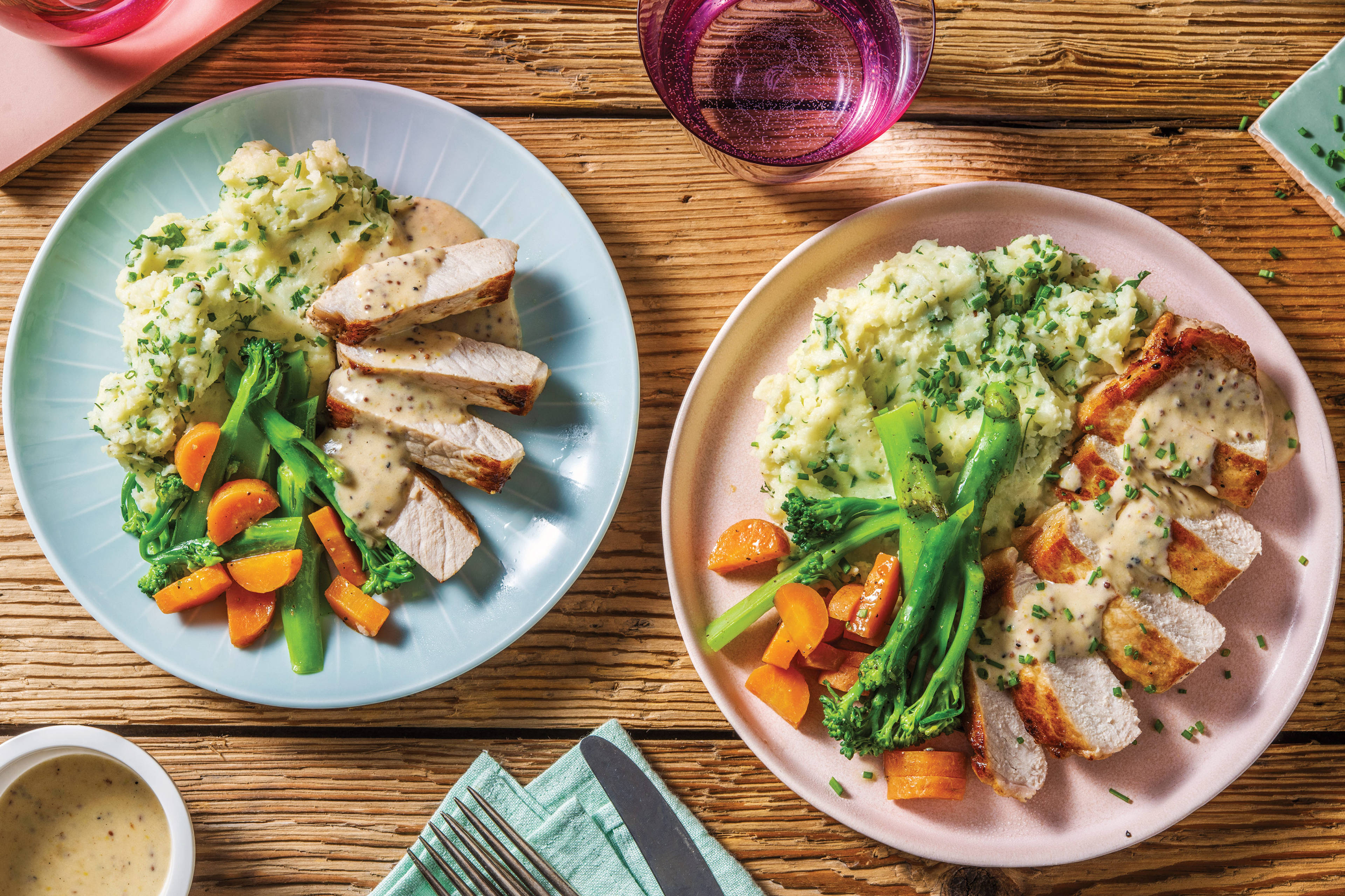 Creamy Honey Mustard Pork