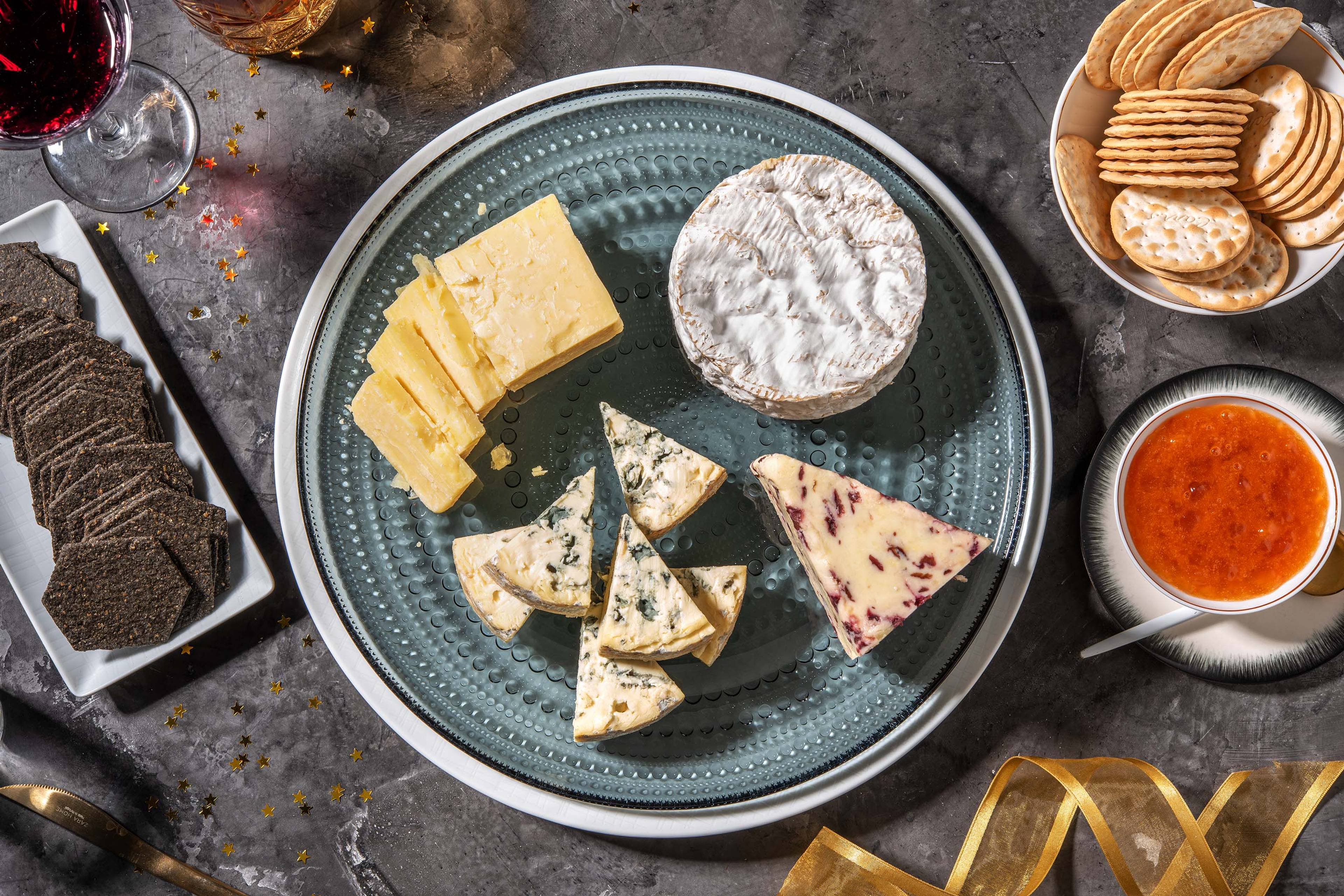 Christmas Cheese Platter