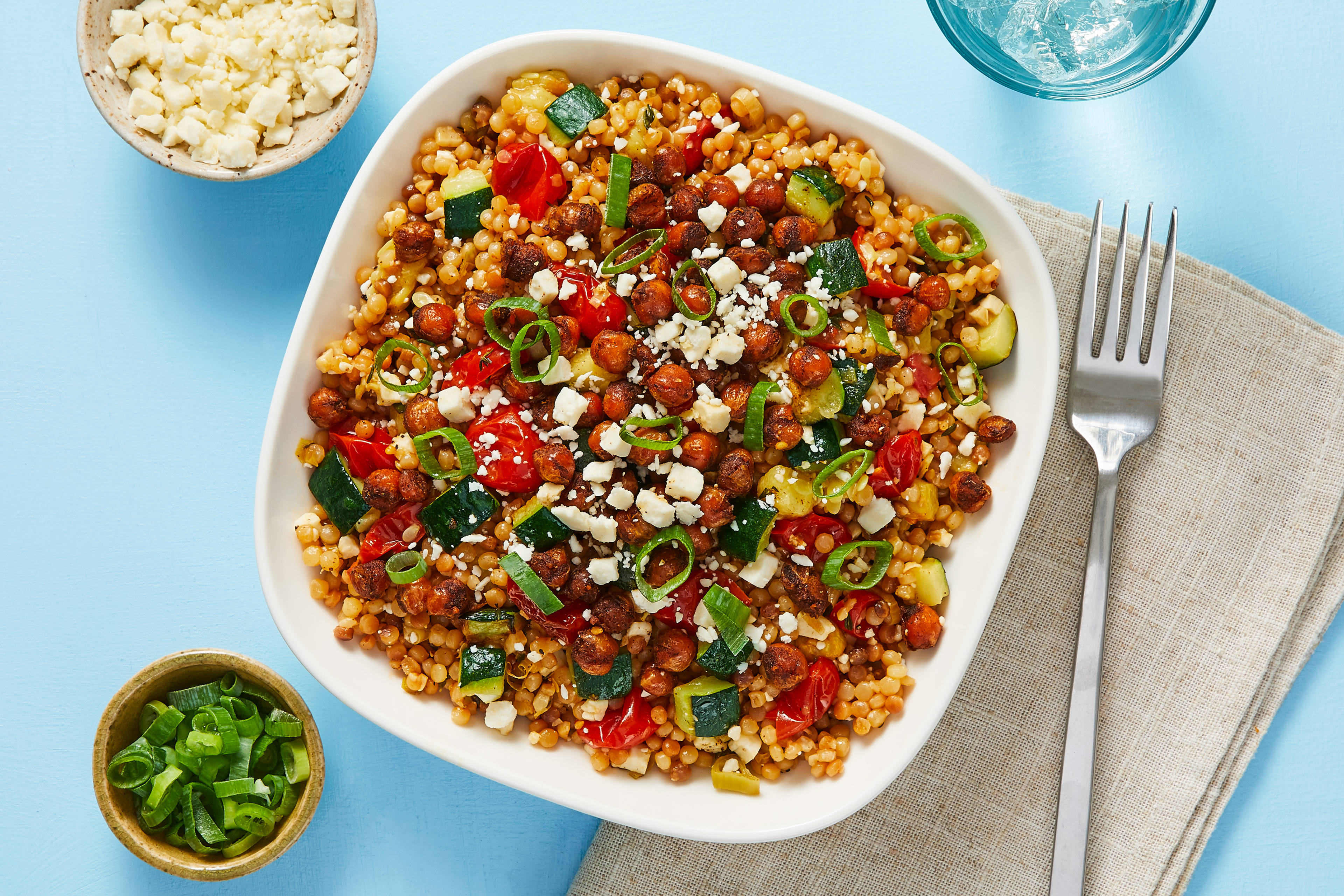Mediterranean Couscous with Salmon
