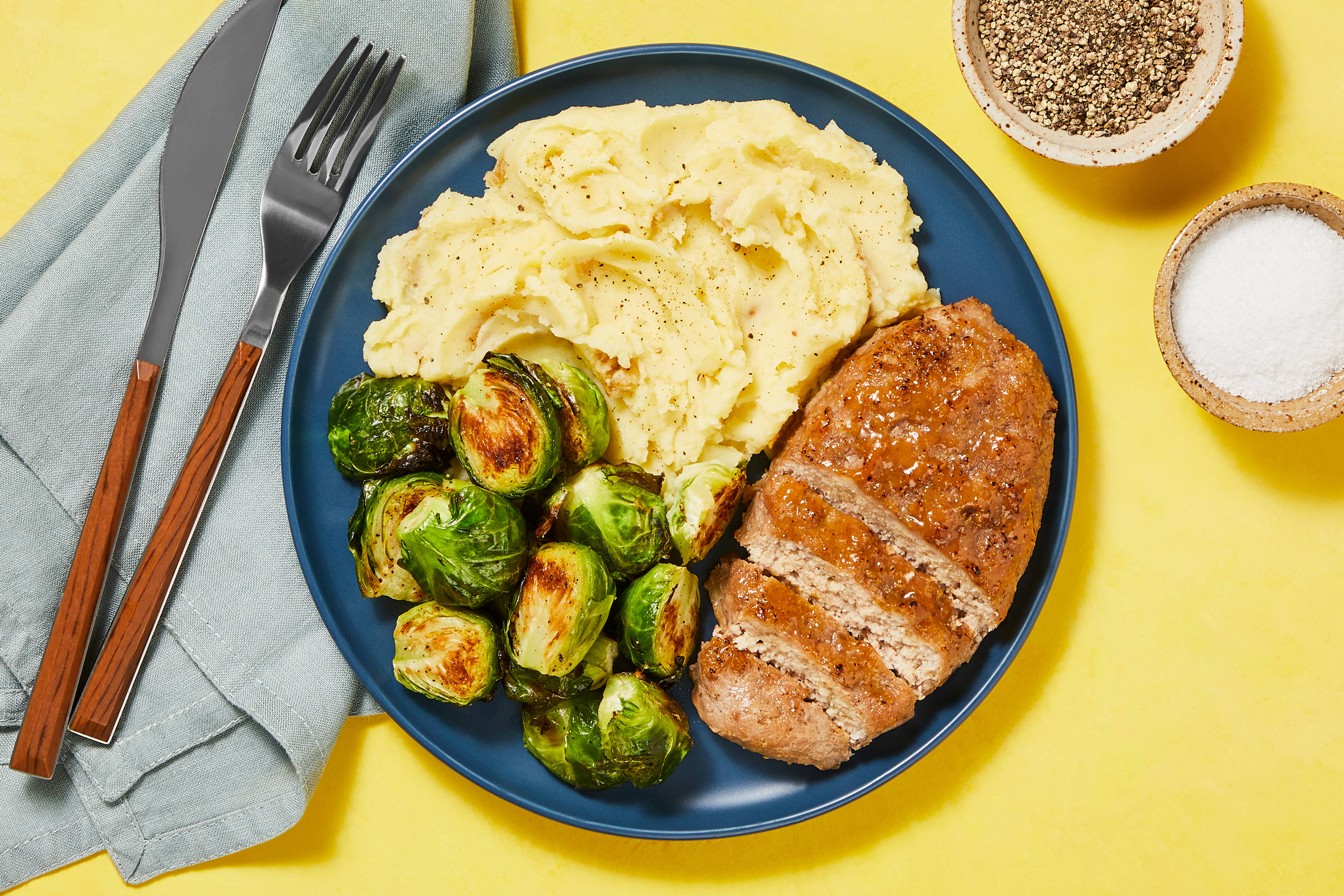 Maple-Dijon Organic Beef Meatloaves
