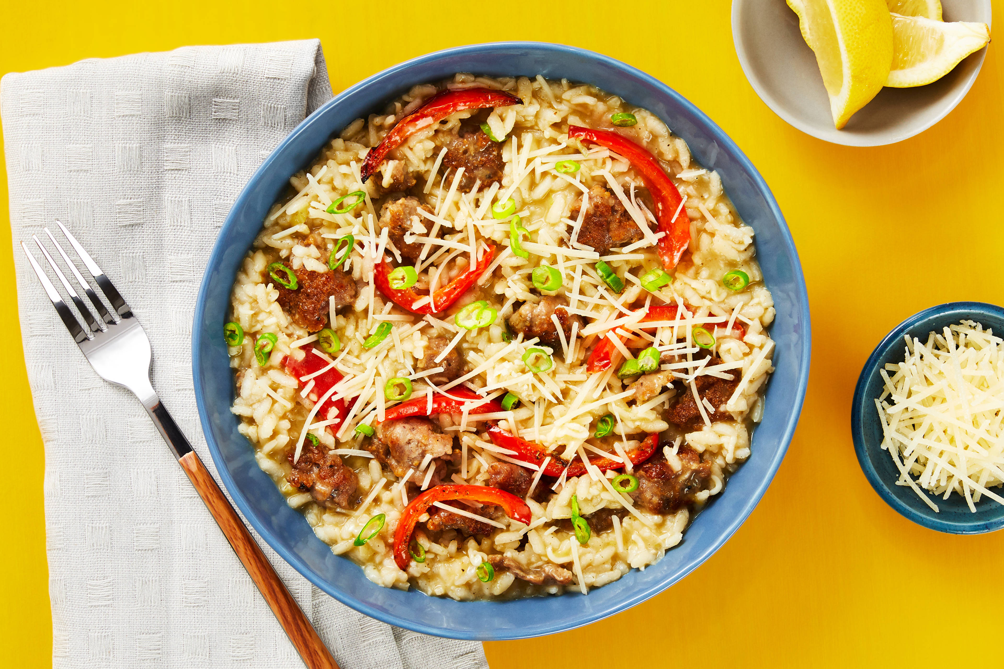 Chicken & Bell Pepper Risotto