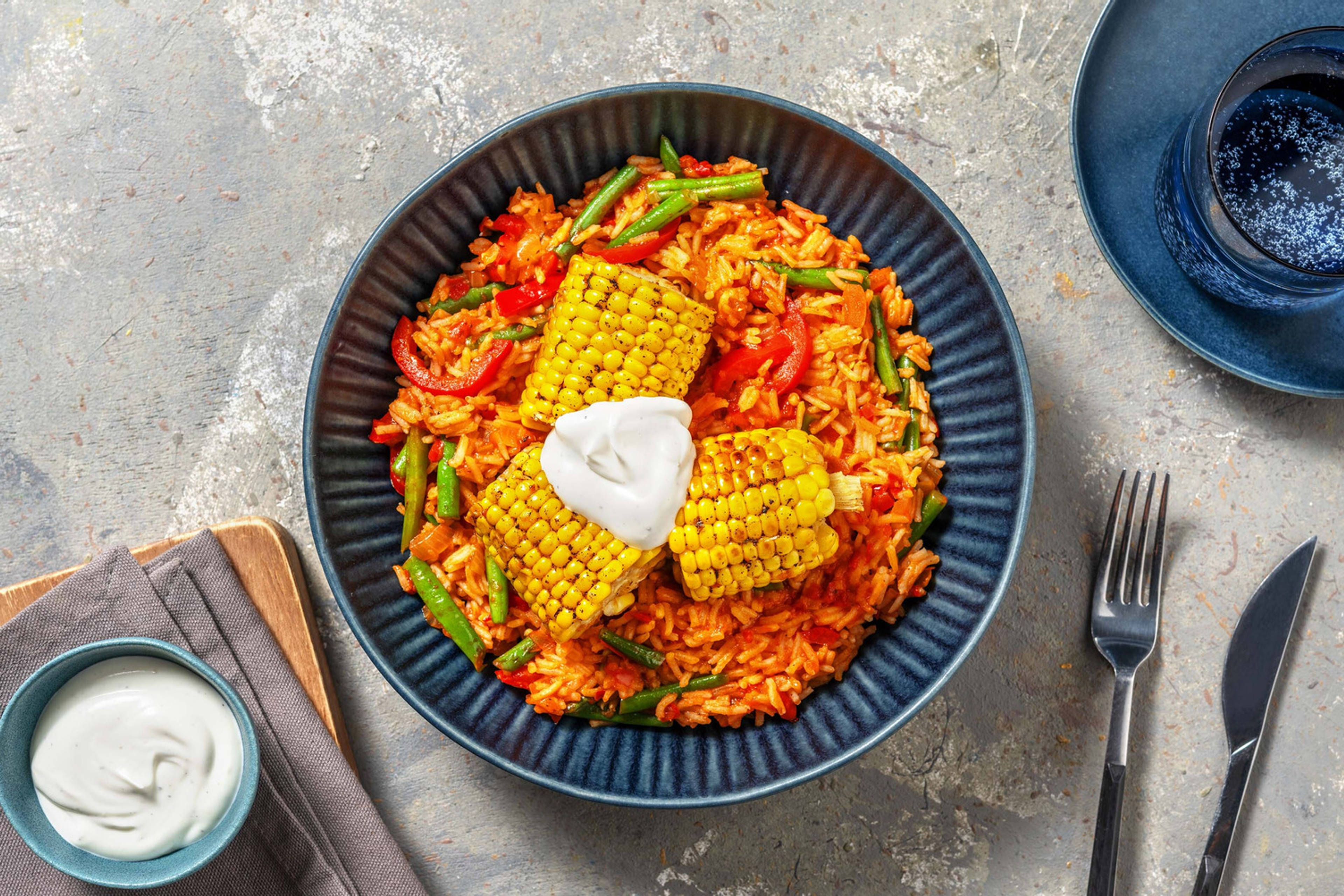 Jambalaya! Pikante Paprika-Reispfanne